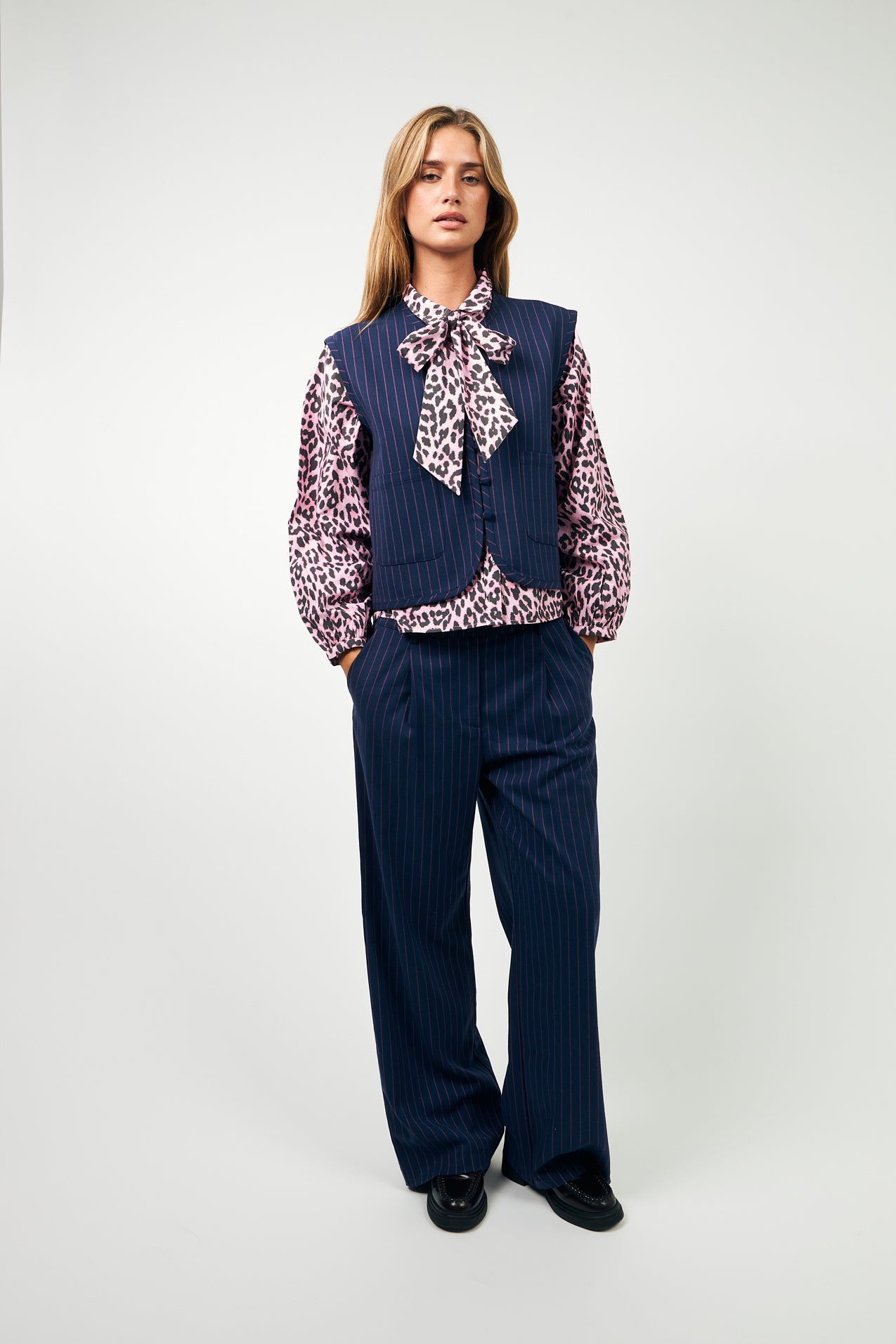 Lollys Laundry AbbeyLL Vest Vest 27 Dark Navy