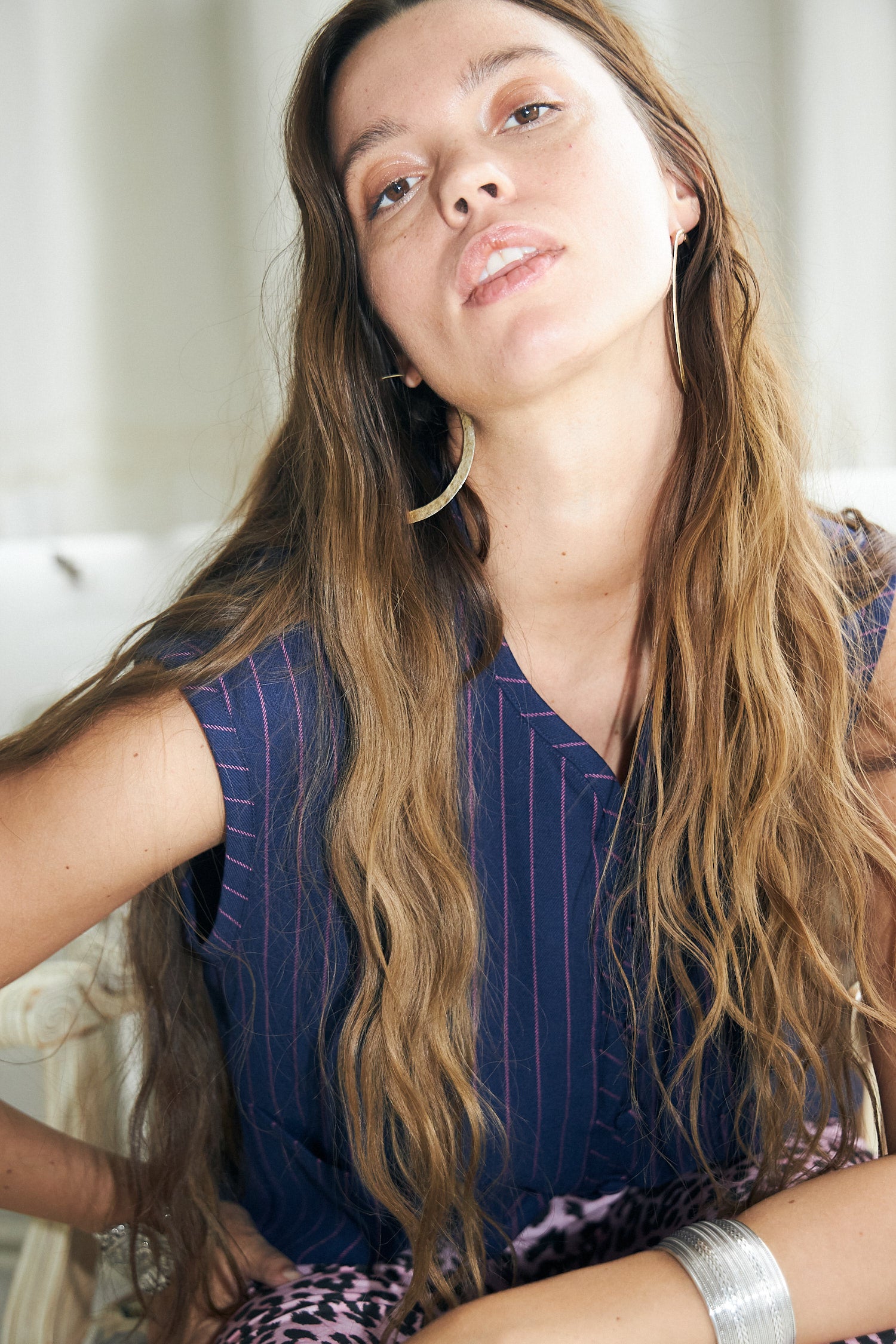 Lollys Laundry AbbeyLL Vest Vest 27 Dark Navy