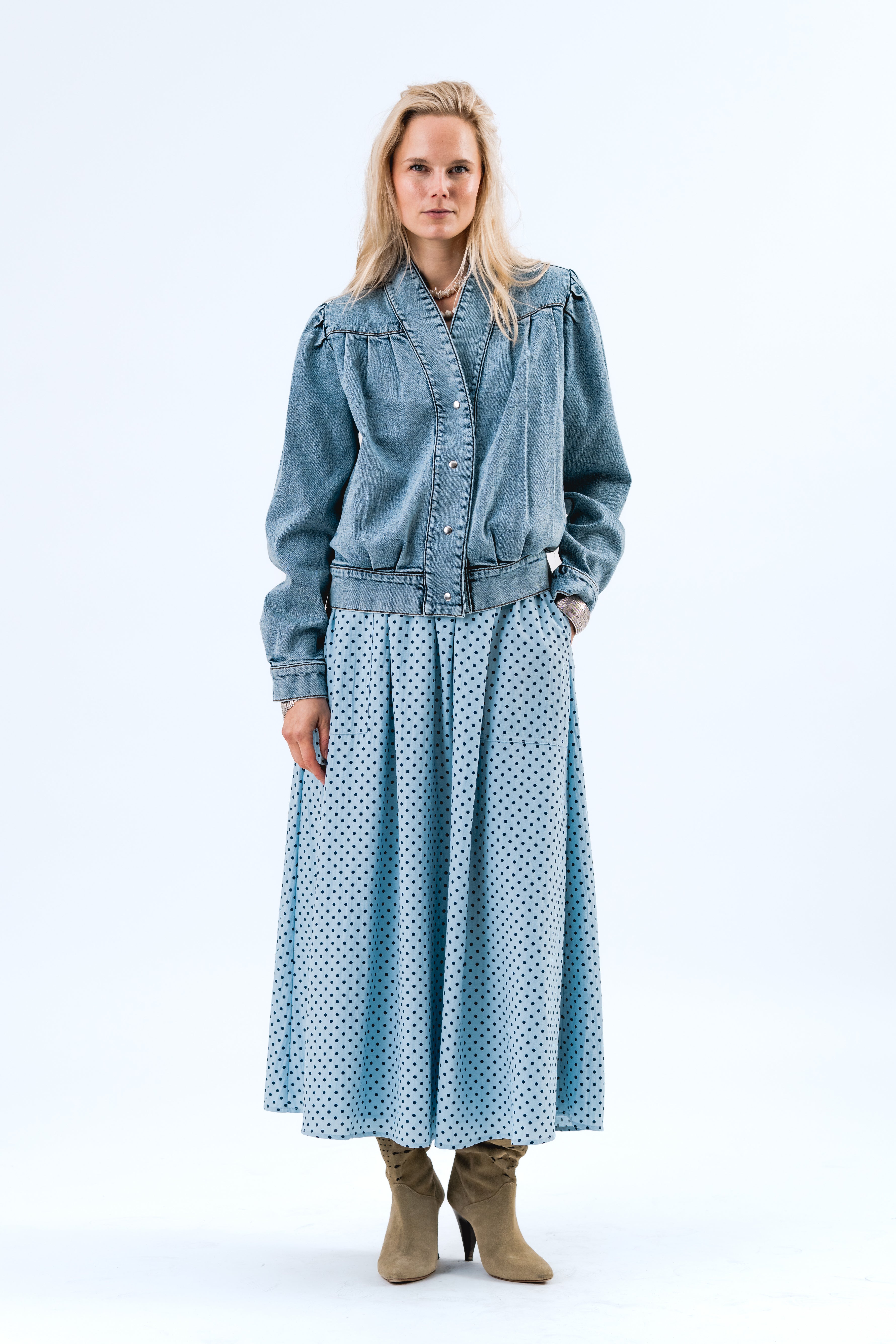 AkaneLL Maxi Skirt - Light Blue