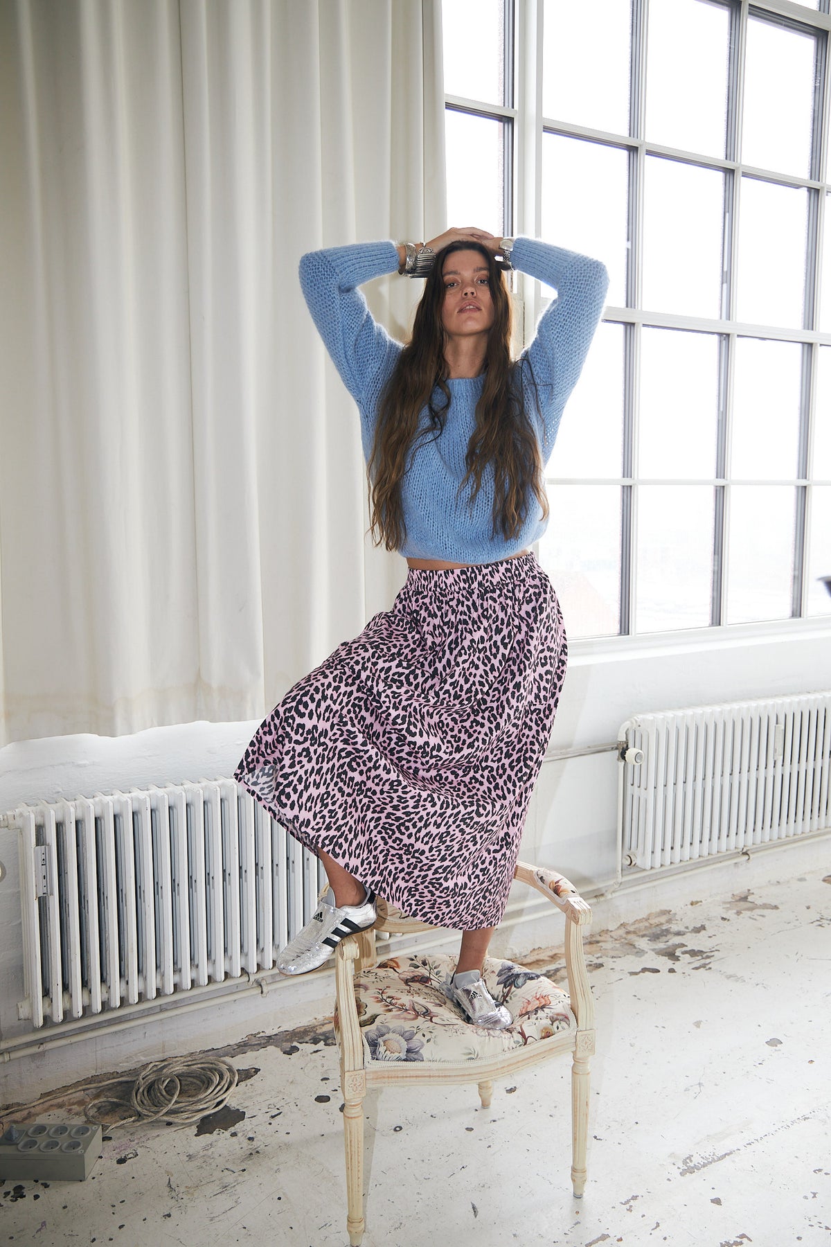 AkaneLL Maxi Skirt - Light Pink