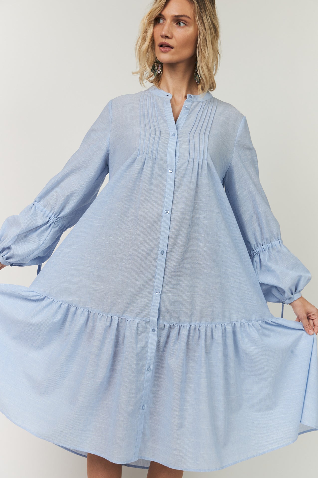 Lollys Laundry AlannaLL Maxi Dress Dress 22 Light Blue