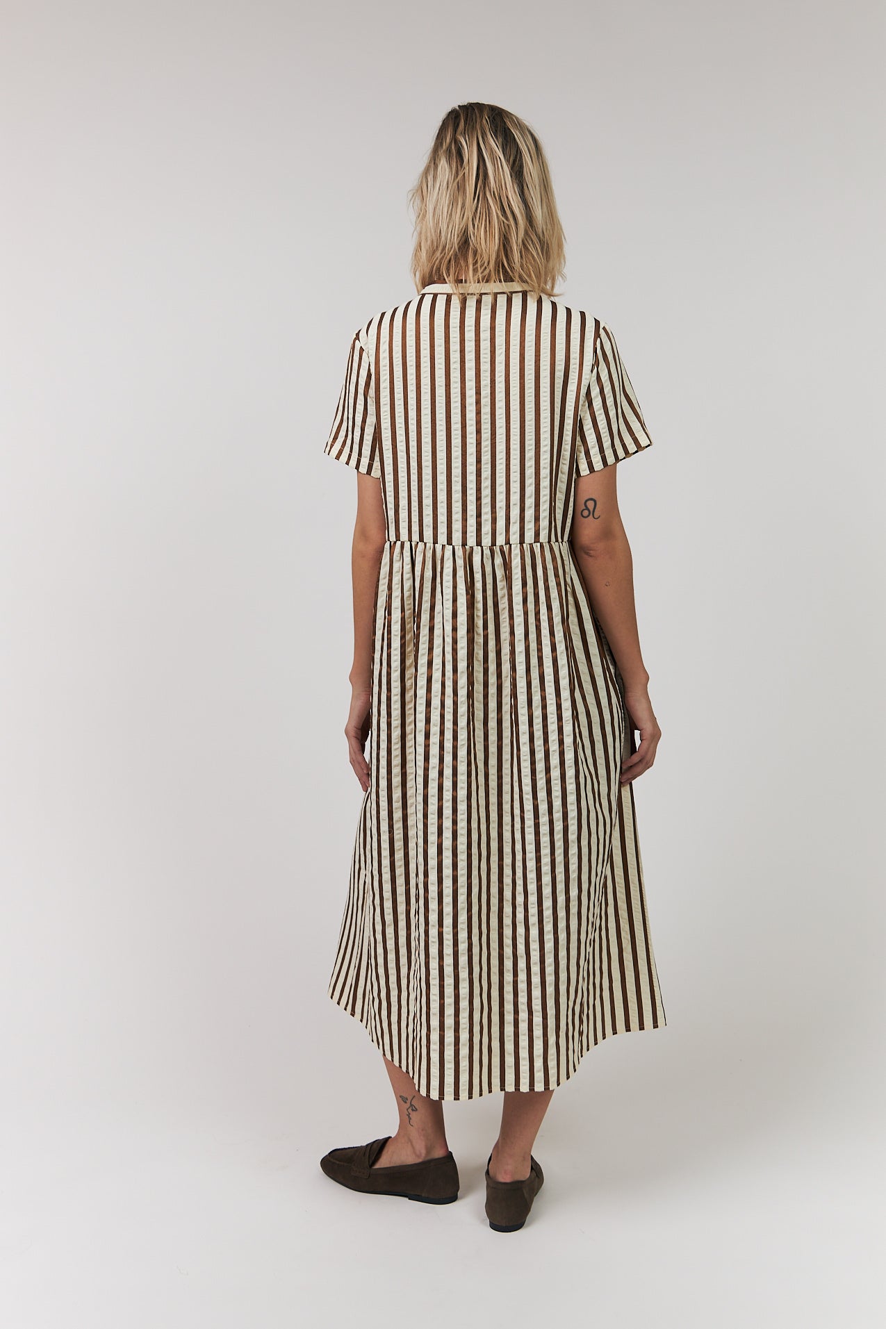 Lollys Laundry AliyaLl Midi Dress Dress 87 Dark Mokka