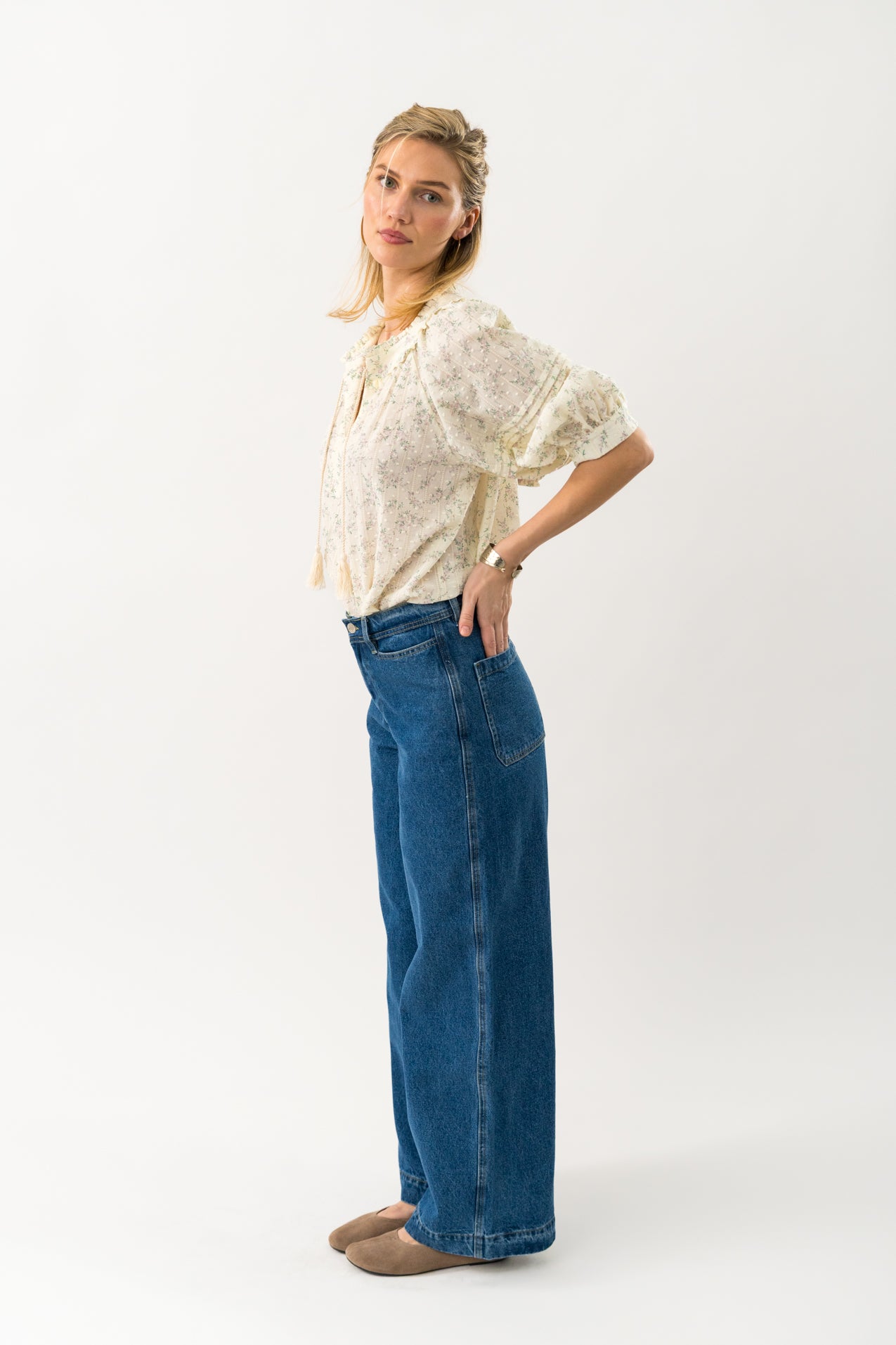Lollys Laundry AlviLL Blouse 3/4 Blouse 02 Creme