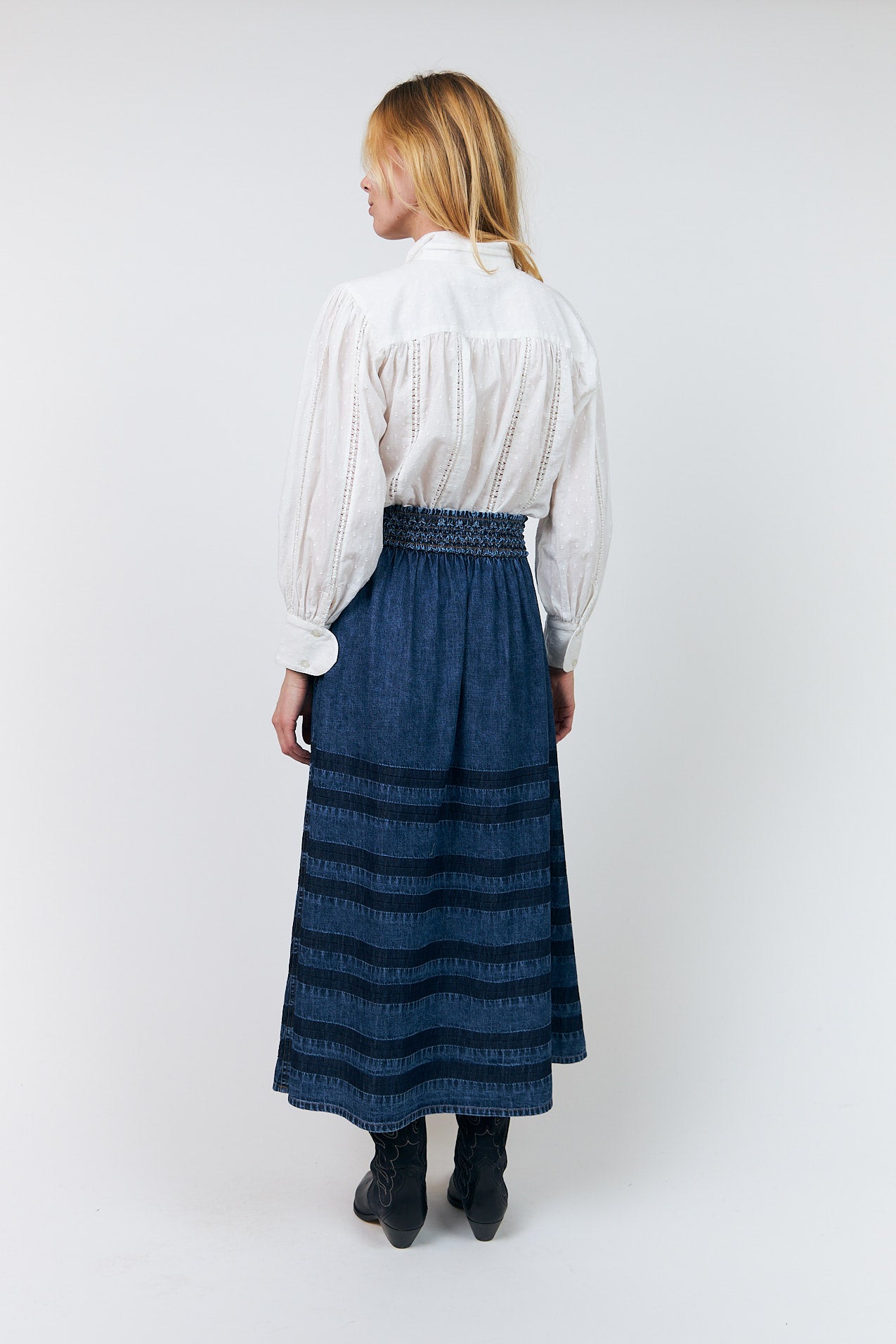 Lollys Laundry AmondLL Maxi Skirt Skirt 20 Blue