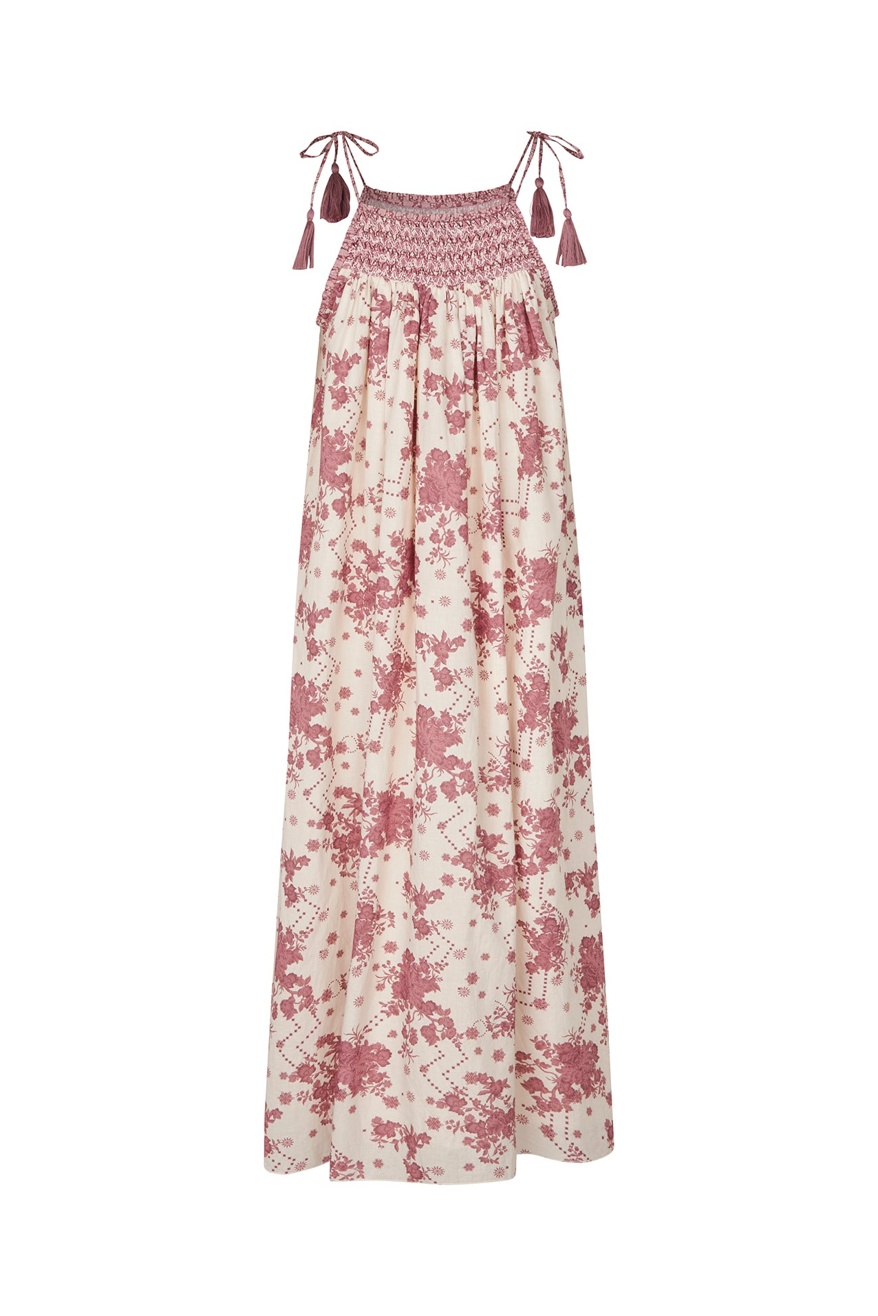 AngoLL Maxi Dress - Flower Print