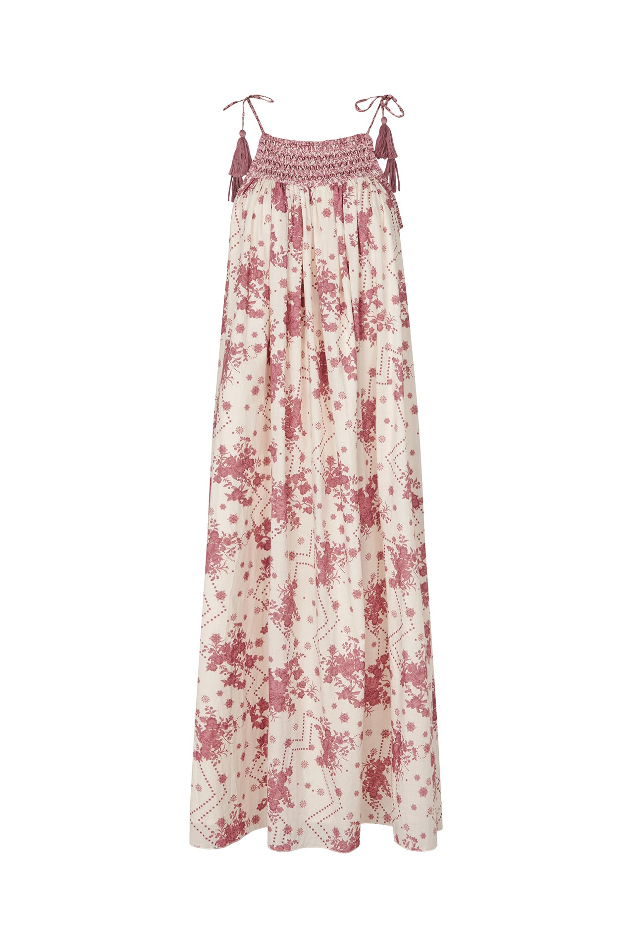 AngoLL Maxi Dress - Flower Print