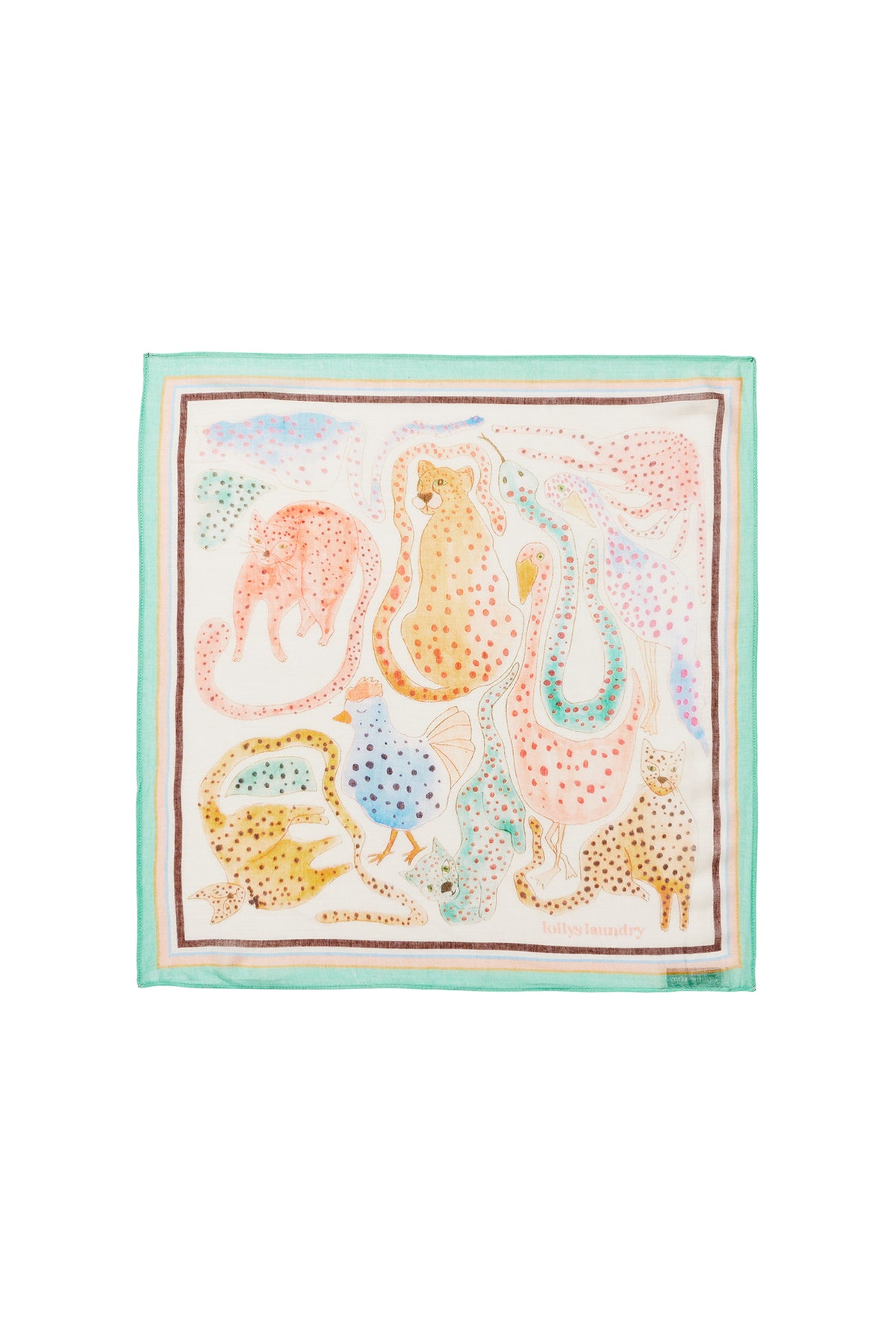 Lollys Laundry AnimalLL Small Scarf Scarf 70 Multi