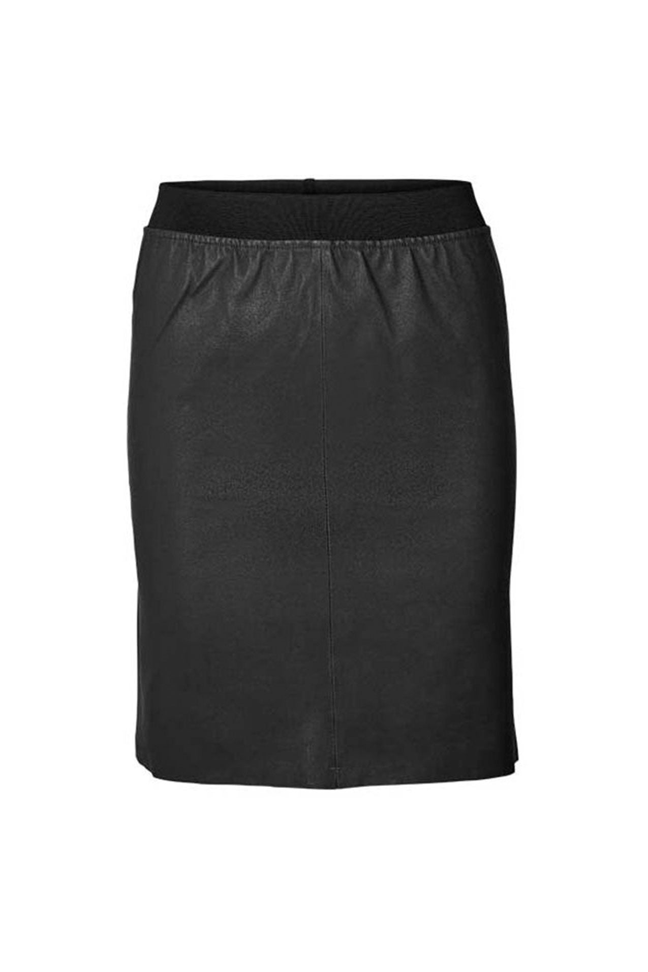 AnnaLL Leather Skirt - Black