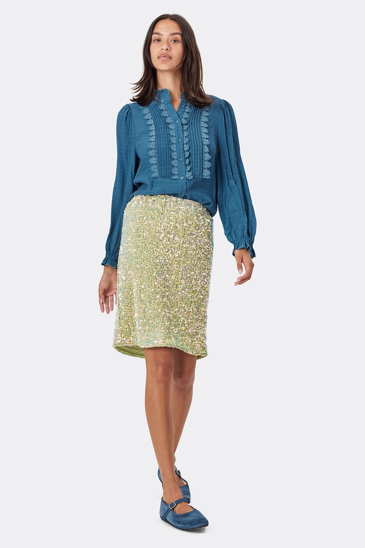 Lollys Laundry AnnaLL Short Skirt Skirt 41 Light Green
