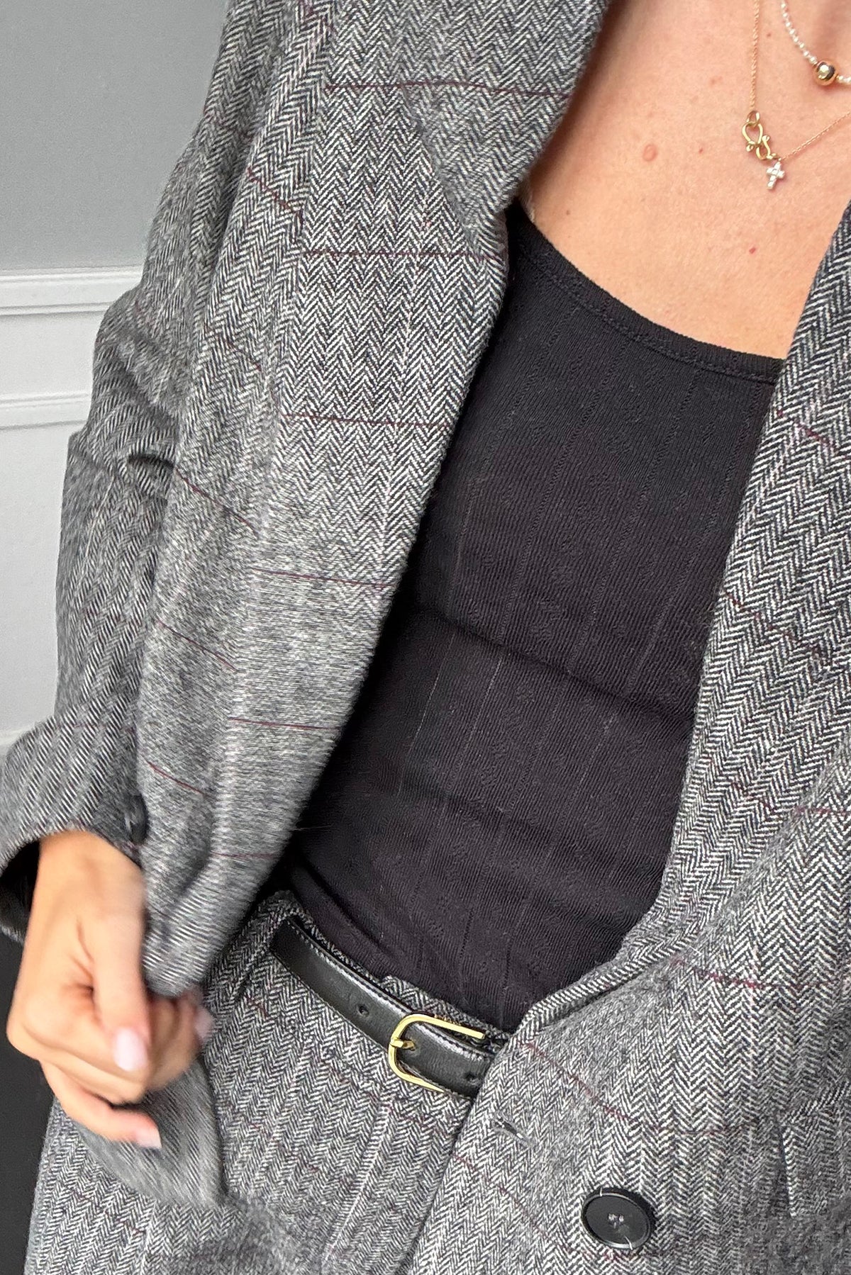 Lollys Laundry AntonellaLL Short Blazer Blazer 10 Grey