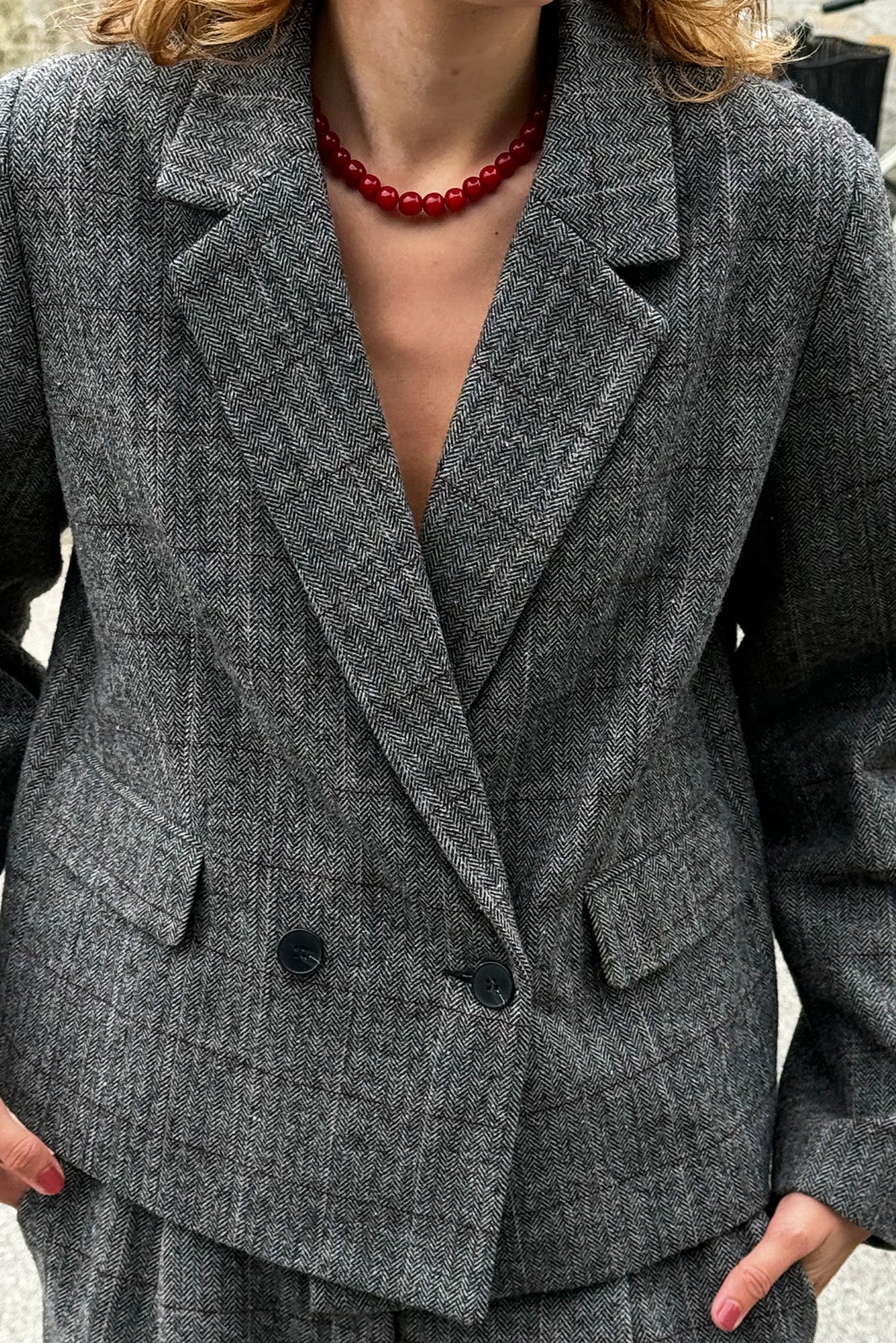 Lollys Laundry AntonellaLL Short Blazer Blazer 10 Grey