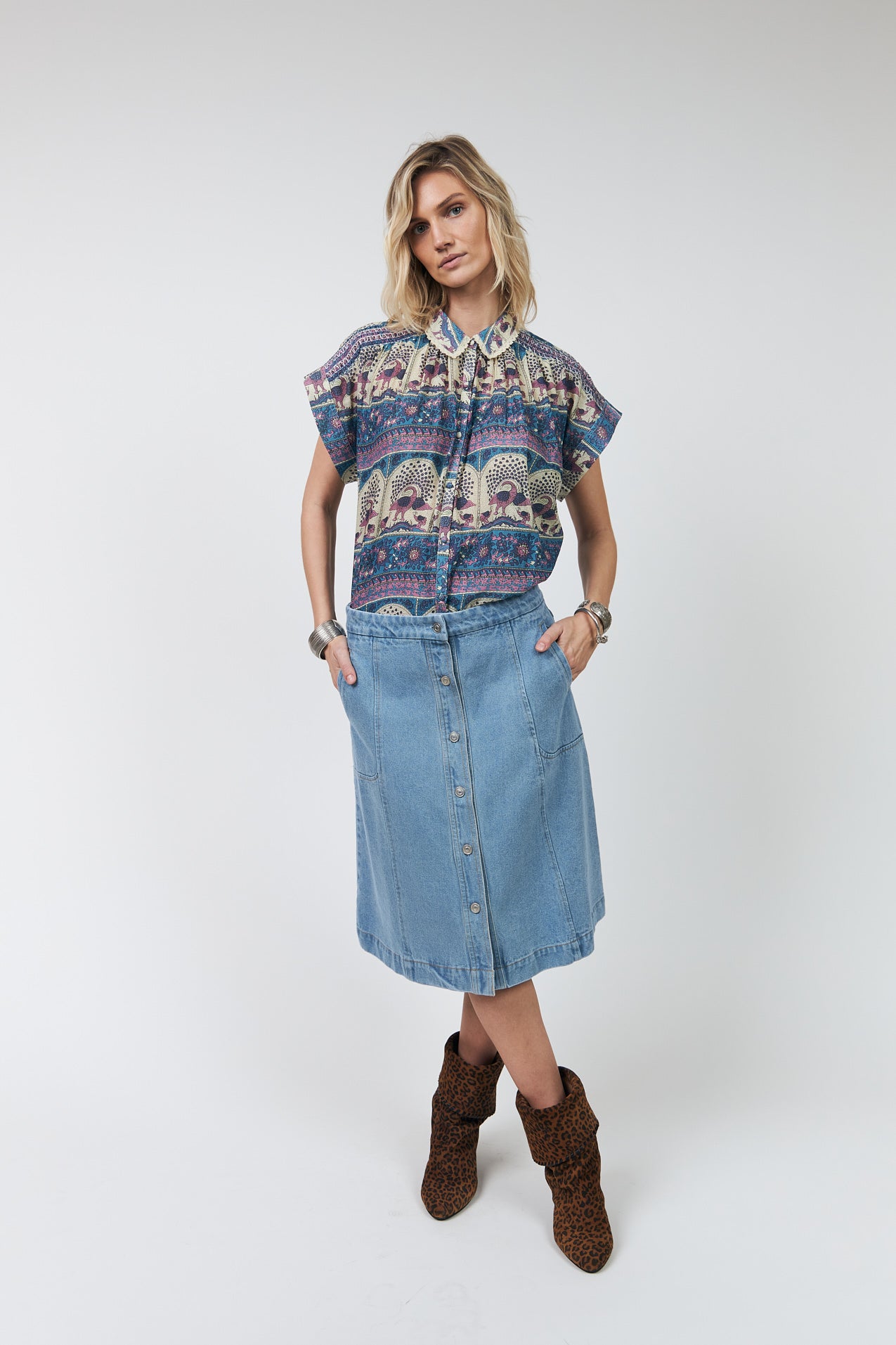 Lollys Laundry BadalLL Shirt Shirt 20 Blue