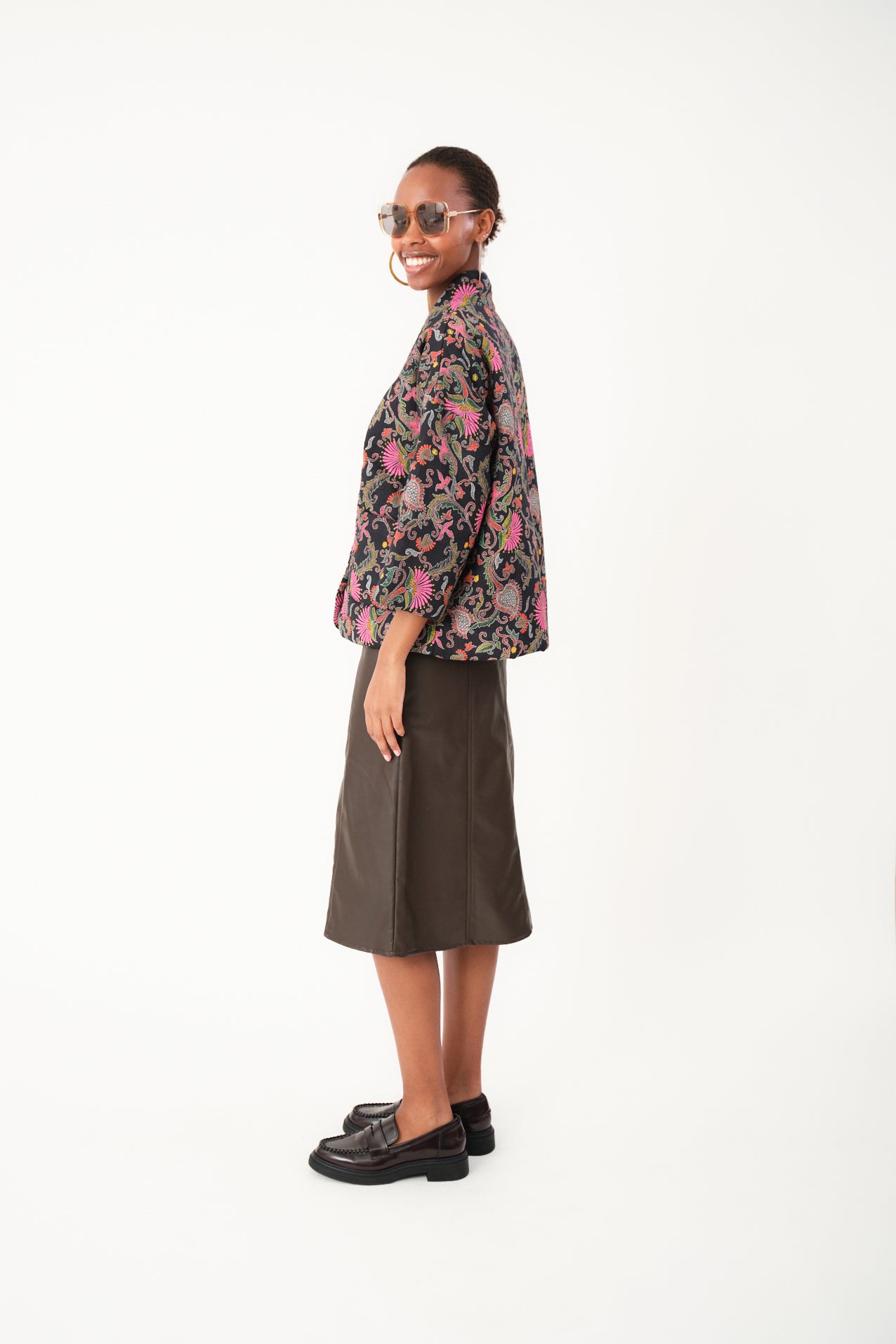 BarbraLL Jacket - Flower Print