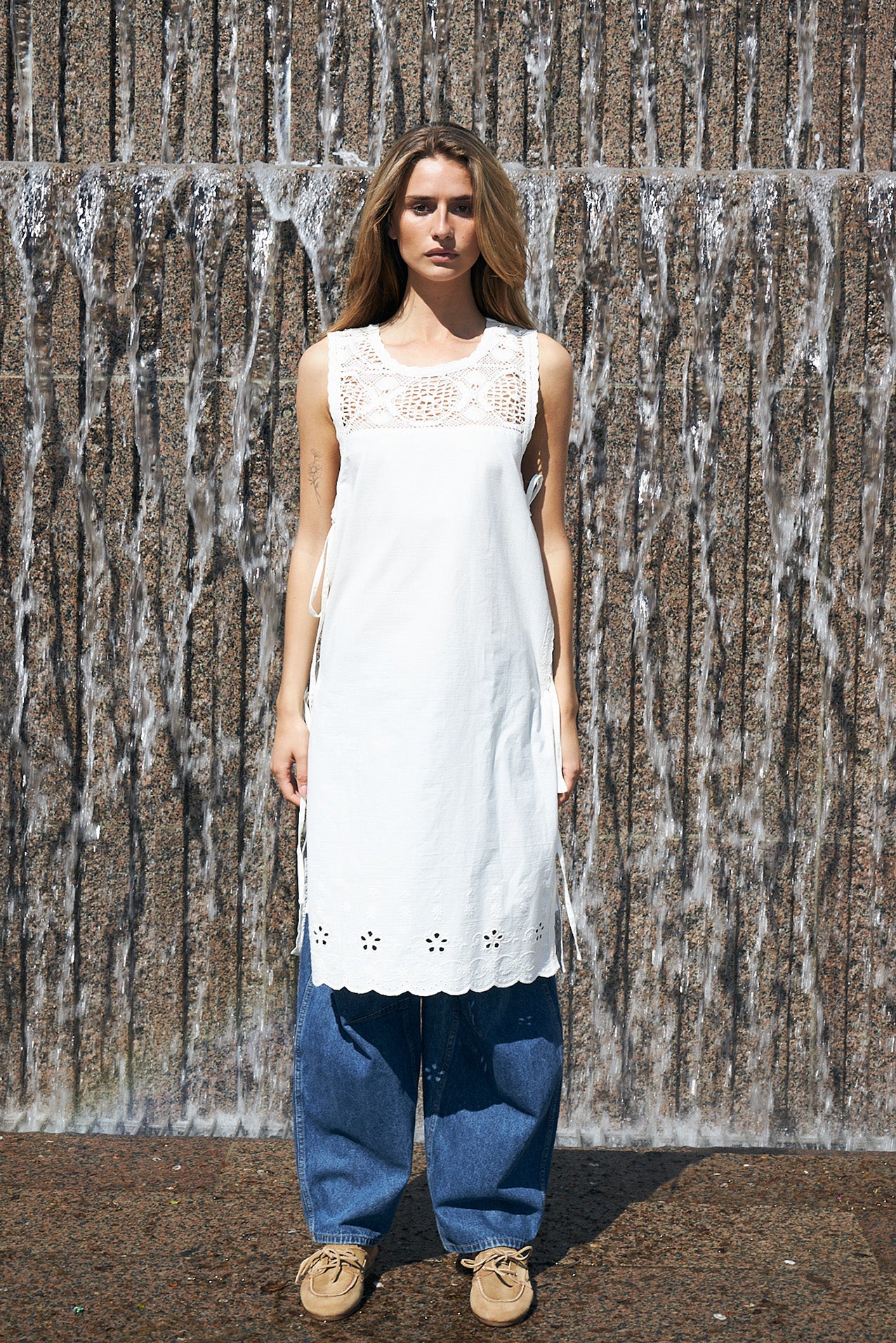 BelloLL Top Dress - White