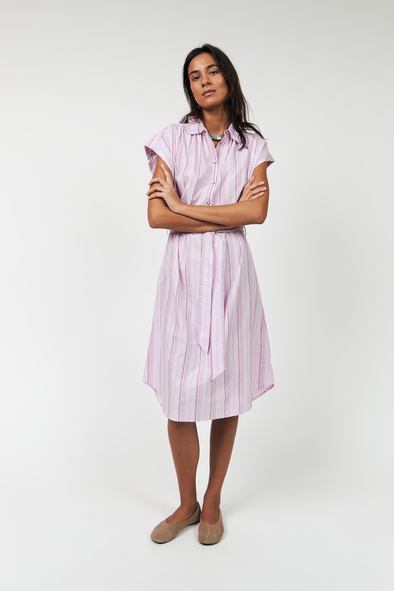 BeyLL Midi Dress - Lilac
