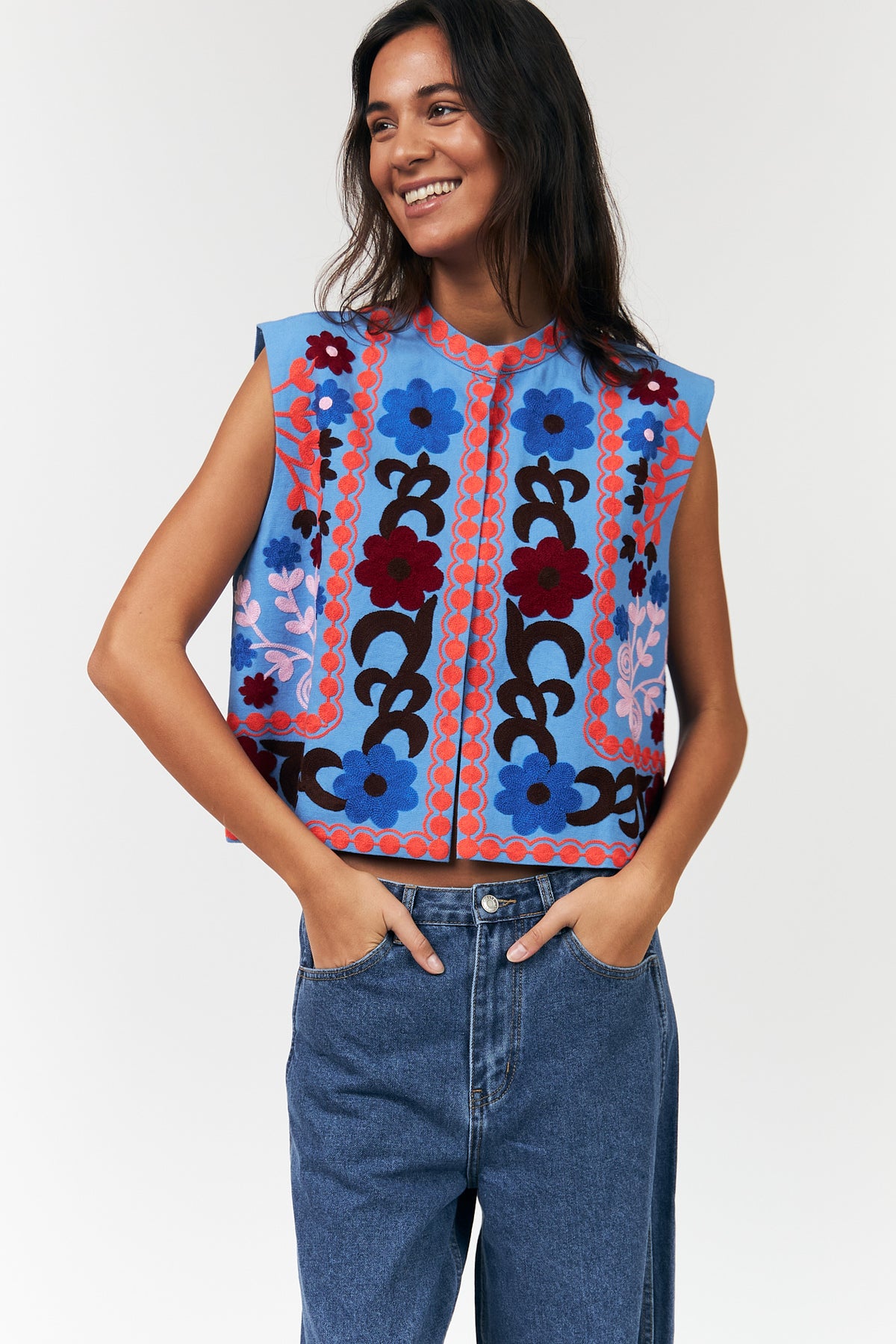 Lollys Laundry BinLL Vest Vest 20 Blue