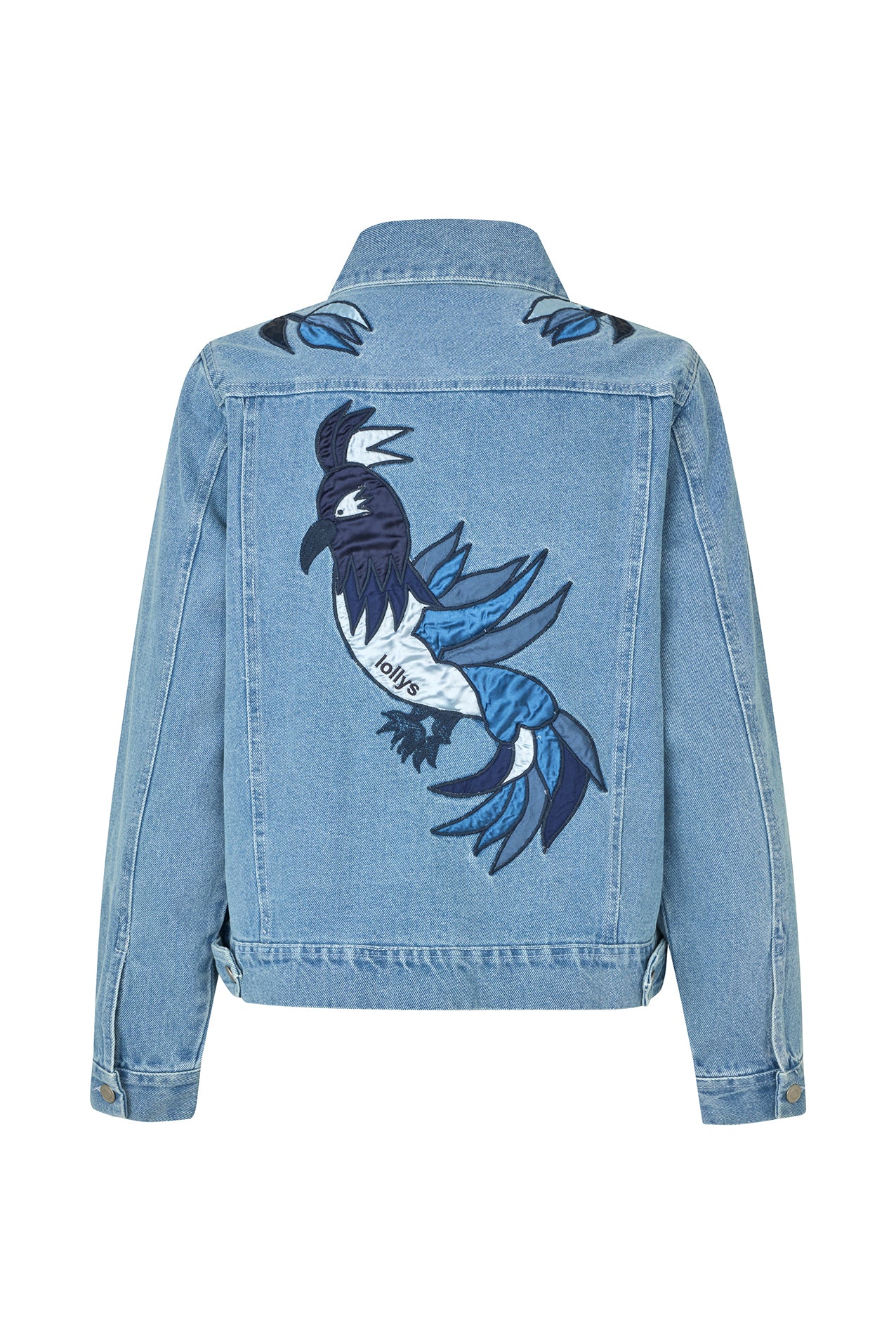 Lollys Laundry BirdLL Denim Jacket Jacket 100 Washed Denim