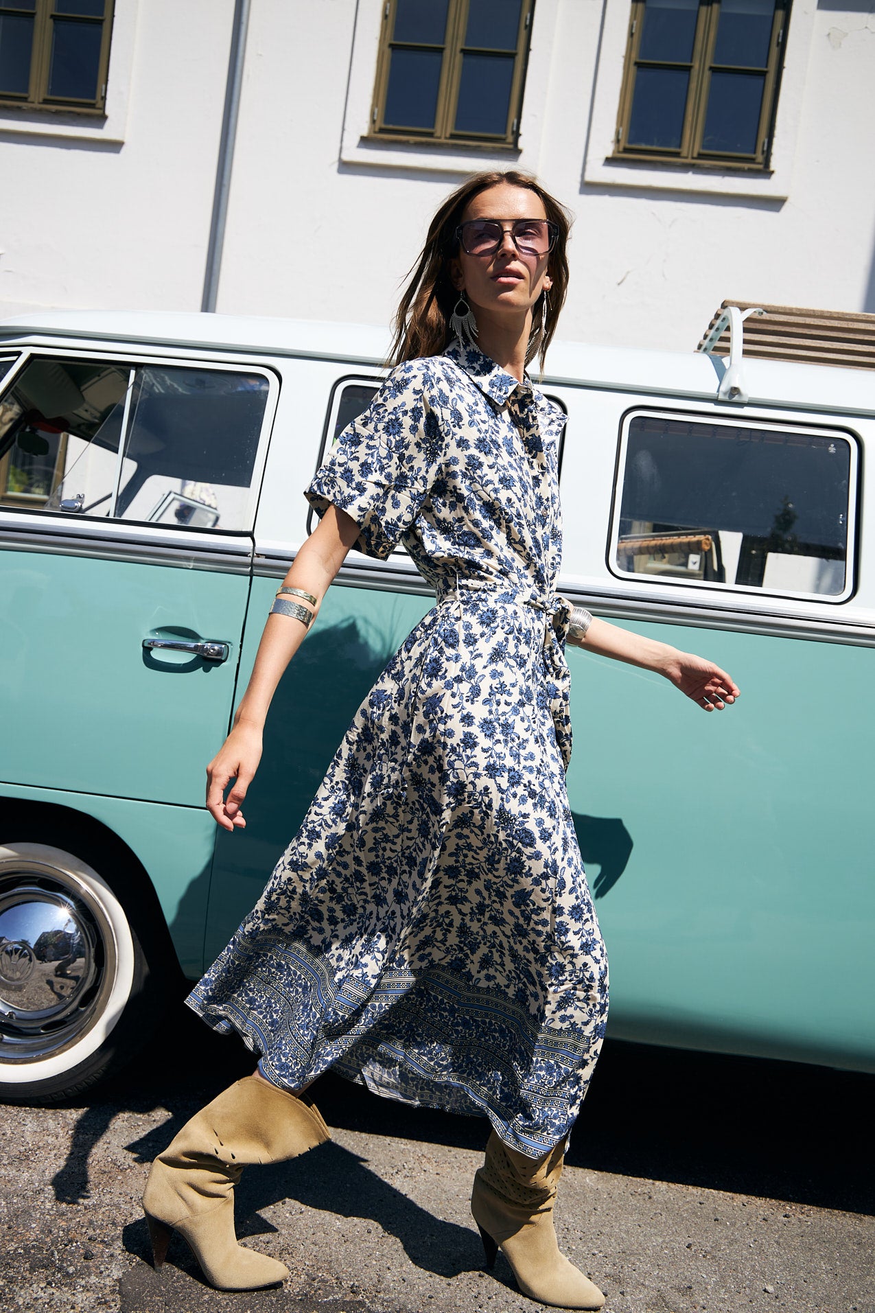 BlakeLL Midi Dress - Blue