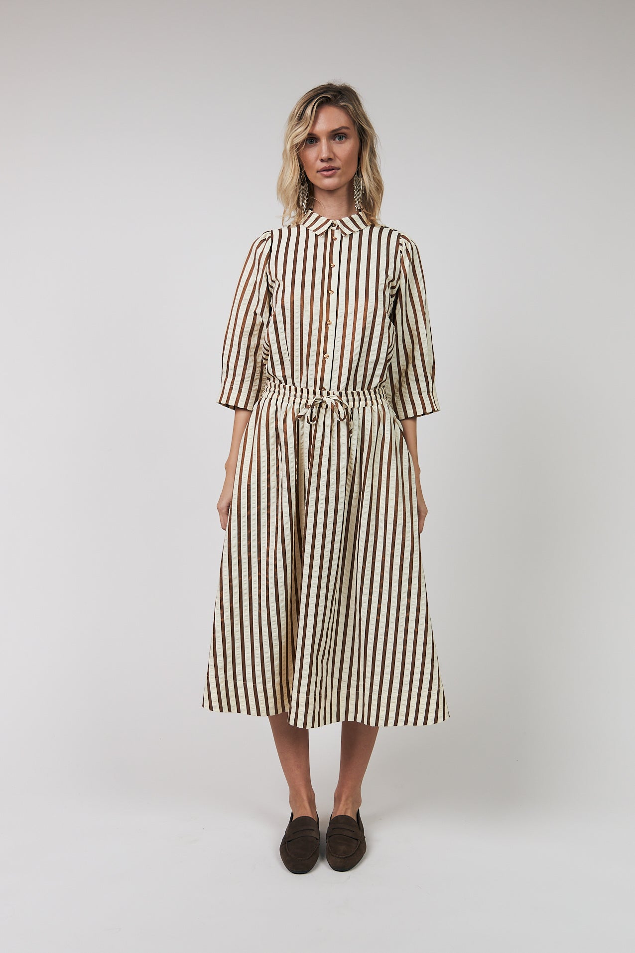 BristolLL Midi Skirt - Dark Mokka