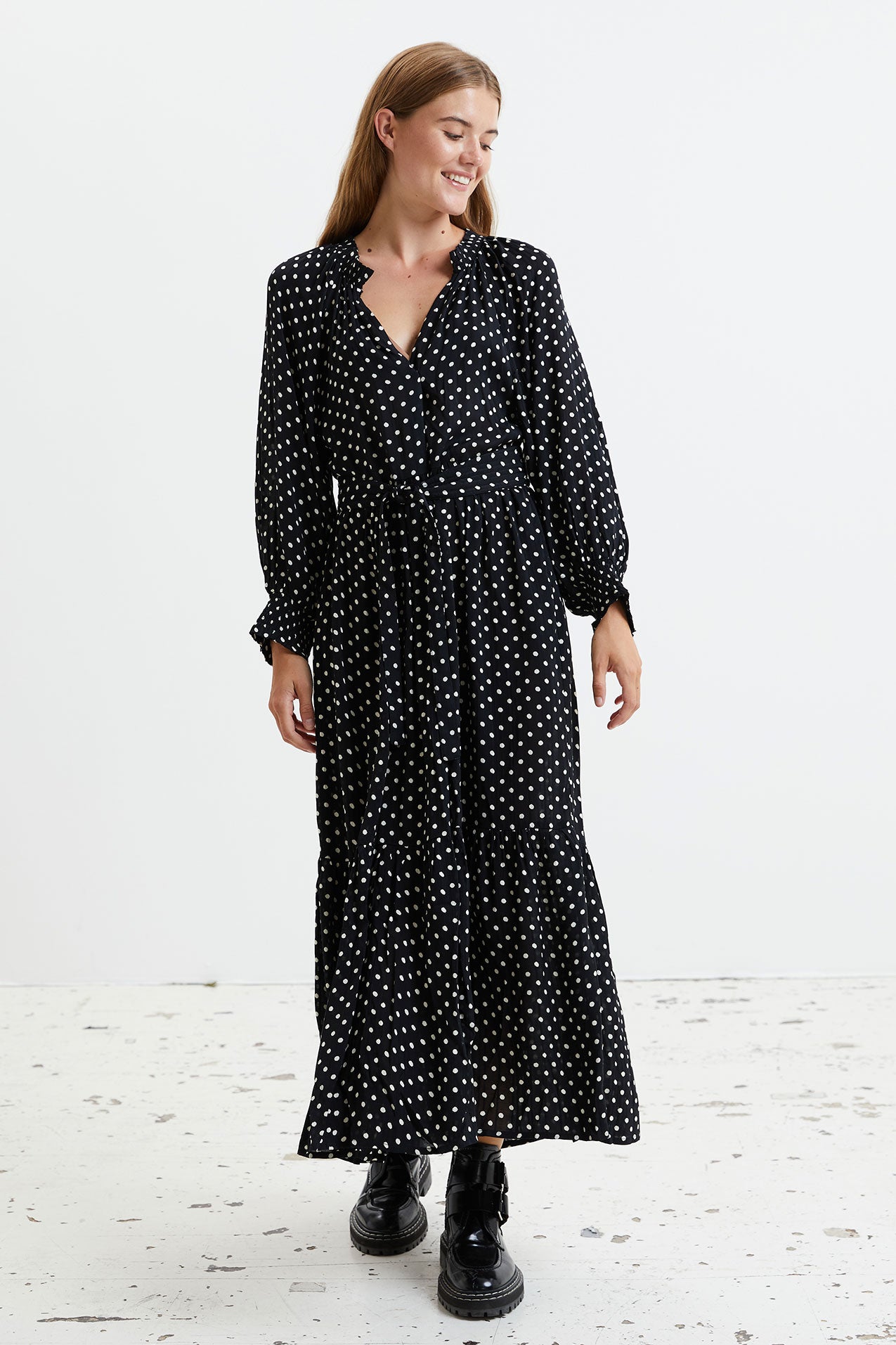 Britta Dress - Dot Print