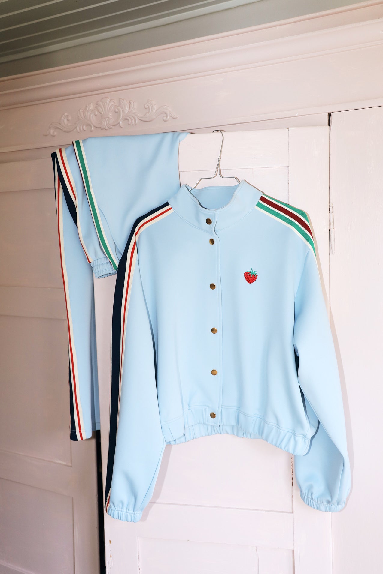 BrooklynnLL Track Jacket - Light Blue
