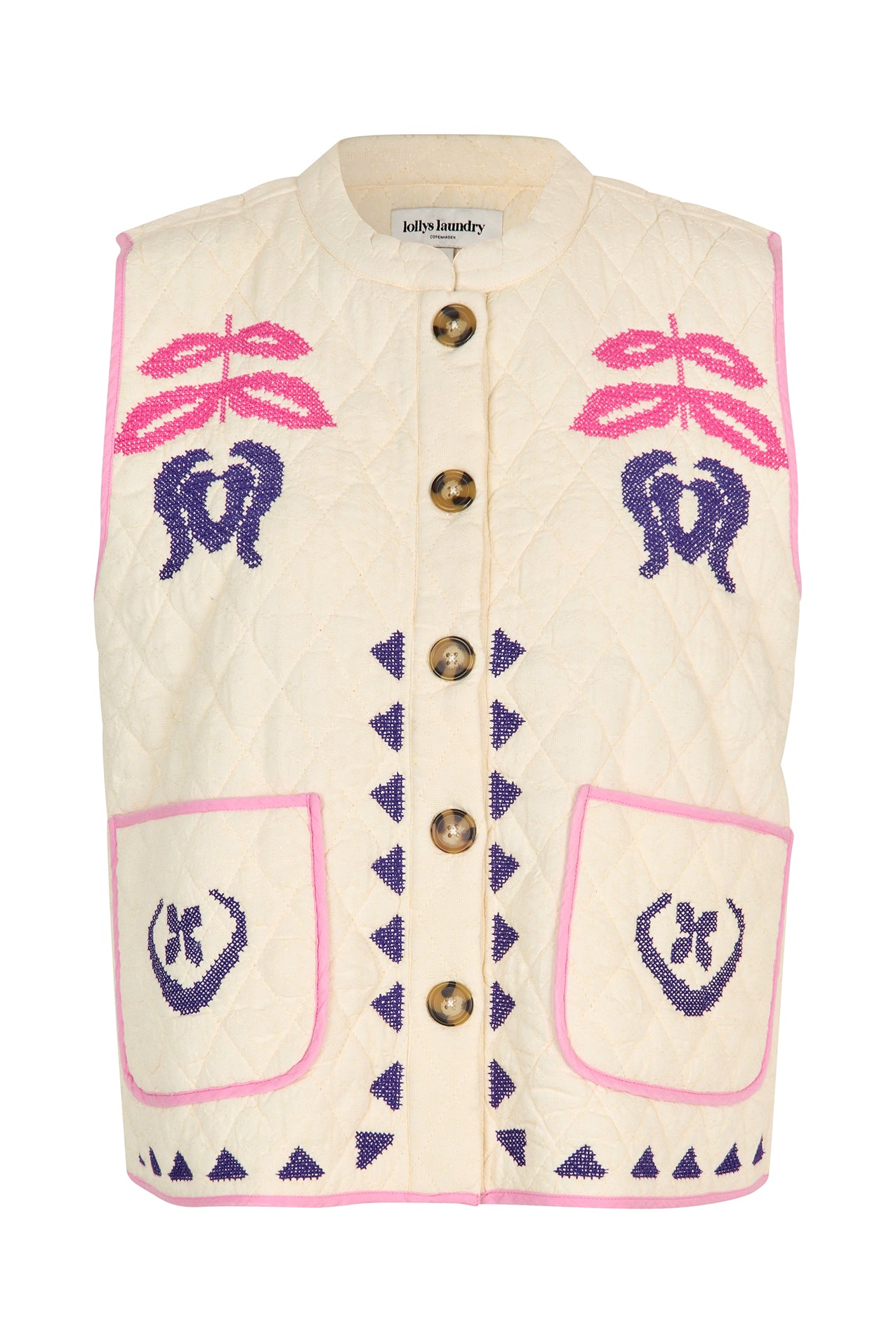 Lollys Laundry CairoLL Vest Vest 02 Creme