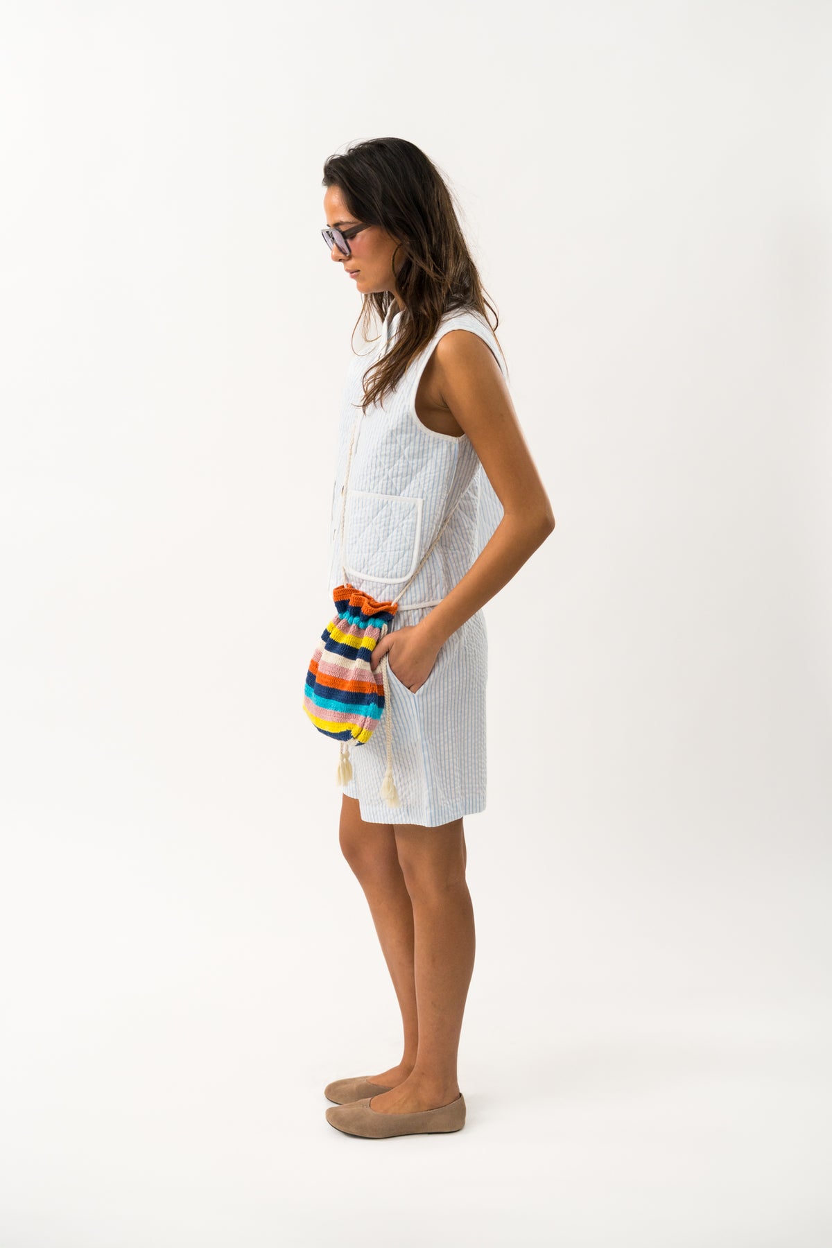 Lollys Laundry CairoLL Vest Vest 80 Stripe