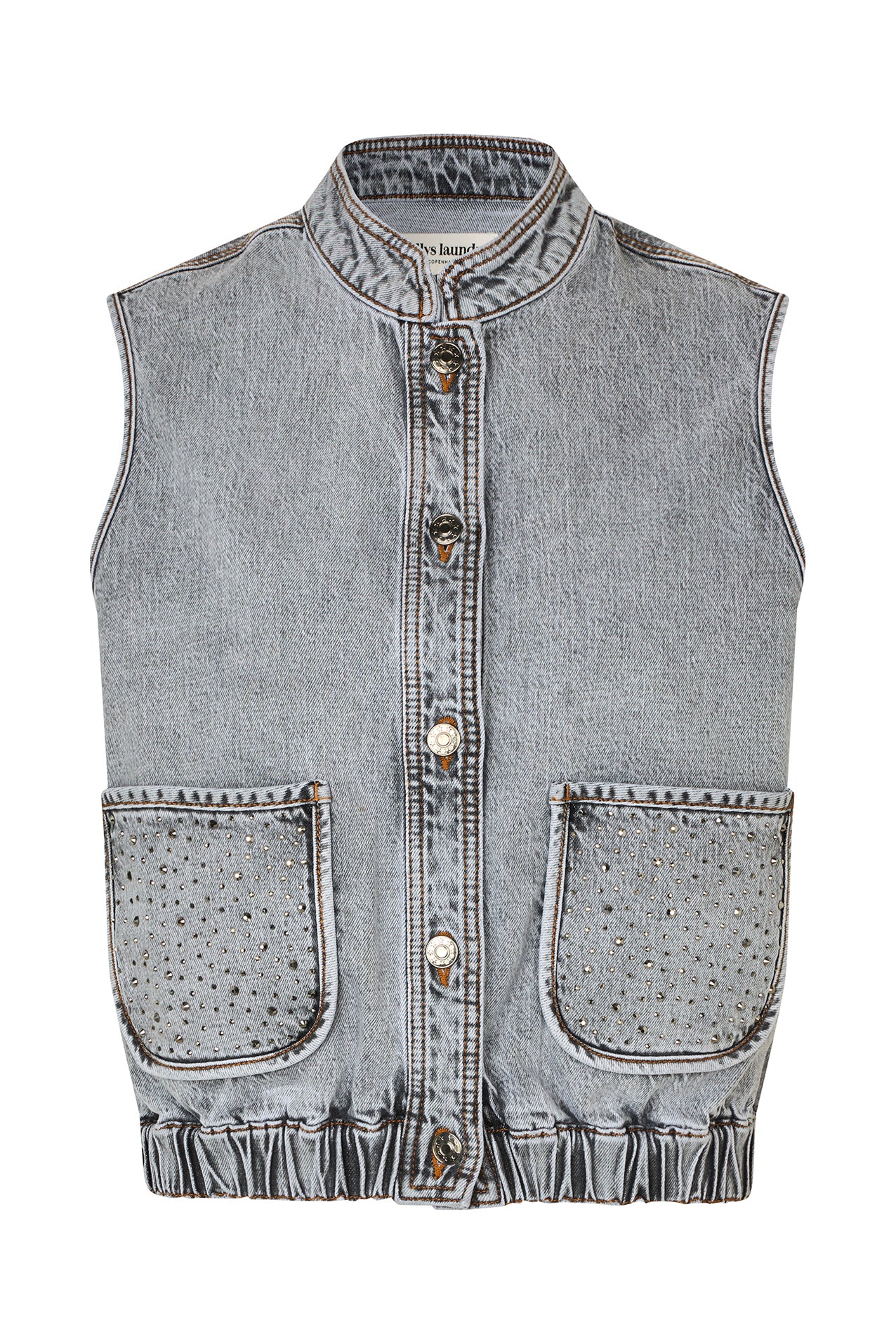 Lollys Laundry CarmenLL Vest Vest 12 Light Grey