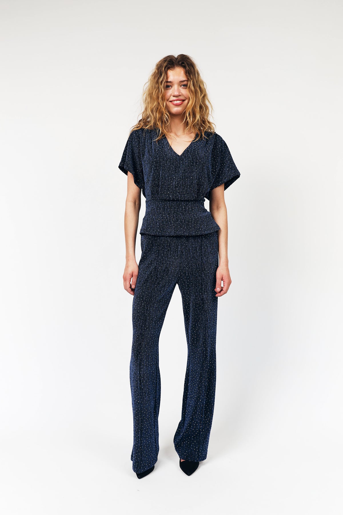 Lollys Laundry CaseyLL Pants Pants 23 Dark Blue