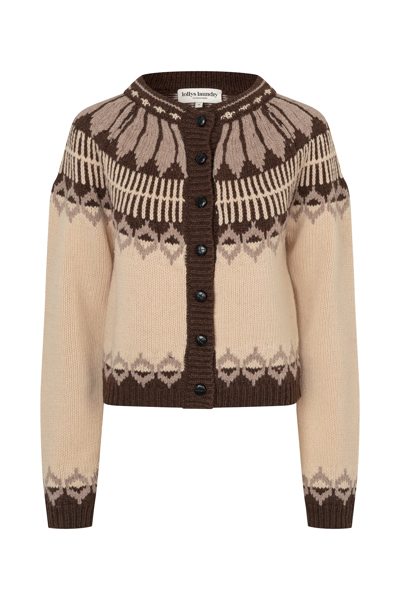 Lollys Laundry ClareLL Knit Cardigan Cardigan 02 Creme