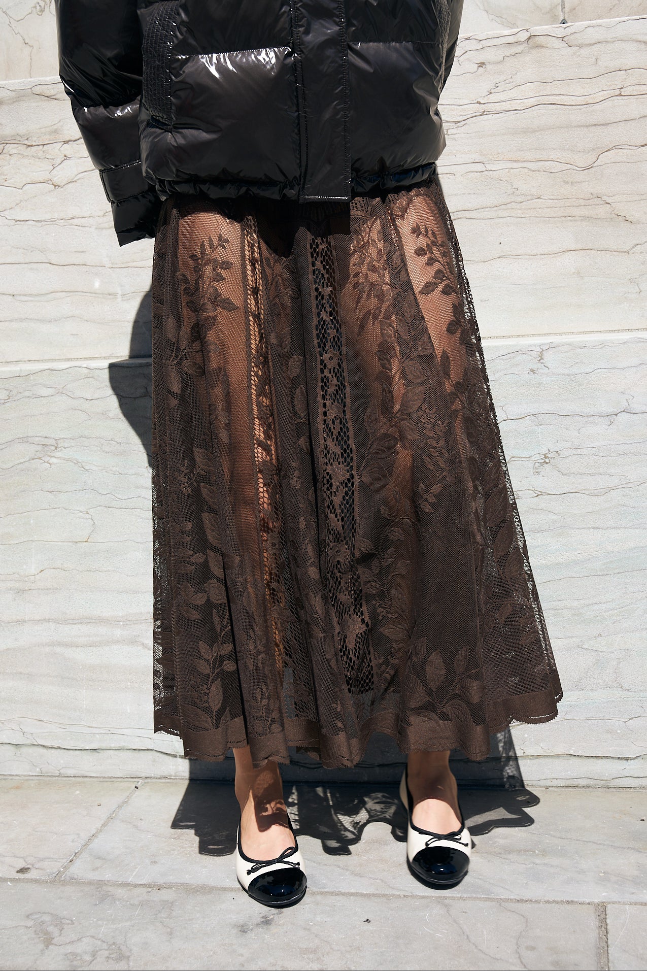 Lollys Laundry CollinsLL Maxi Skirt Skirt 87 Dark Mokka