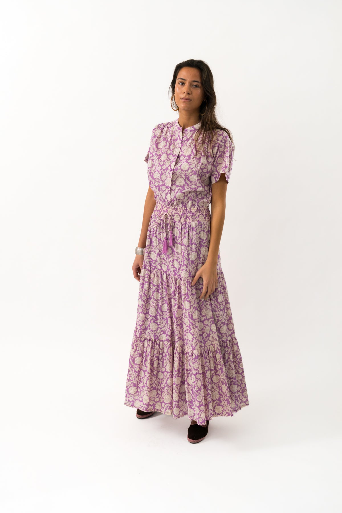 Lollys Laundry DiamondLL Maxi Skirt Skirt 74 Flower Print