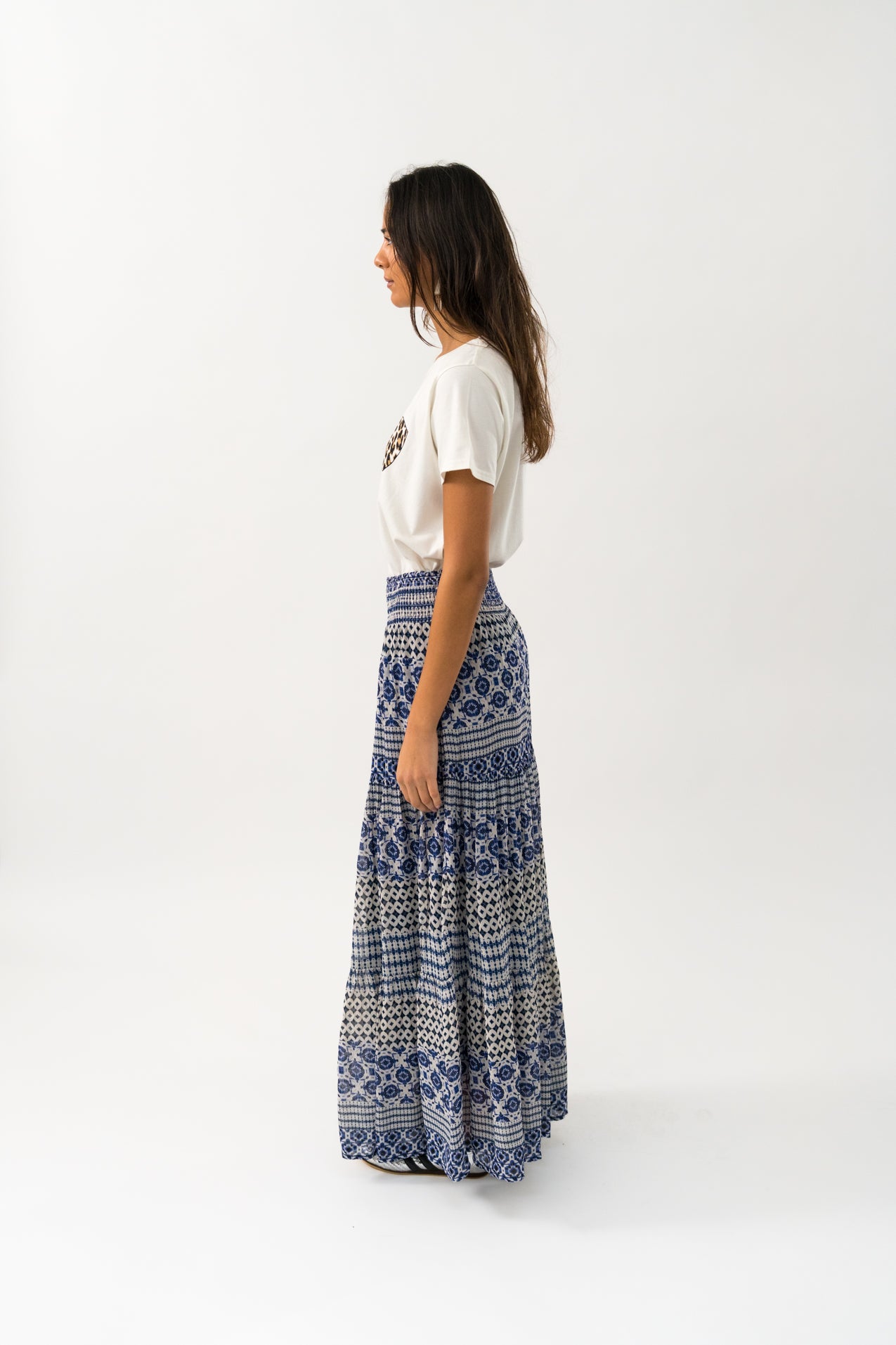 Lollys Laundry DiamondLL Maxi Skirt Skirt 20 Blue
