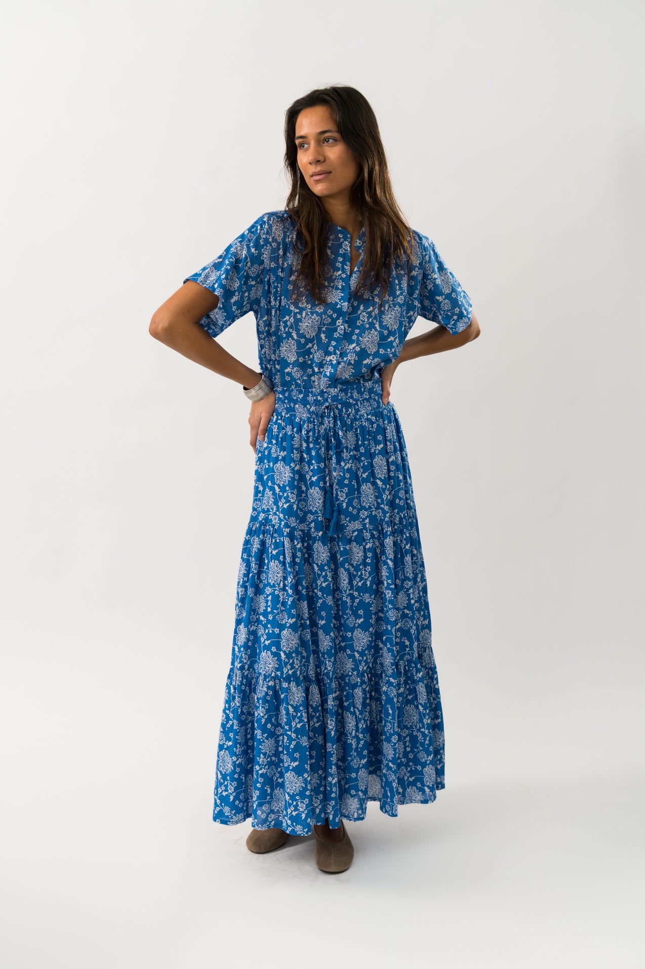 Lollys Laundry DiamondLL Maxi Skirt Skirt 20 Blue