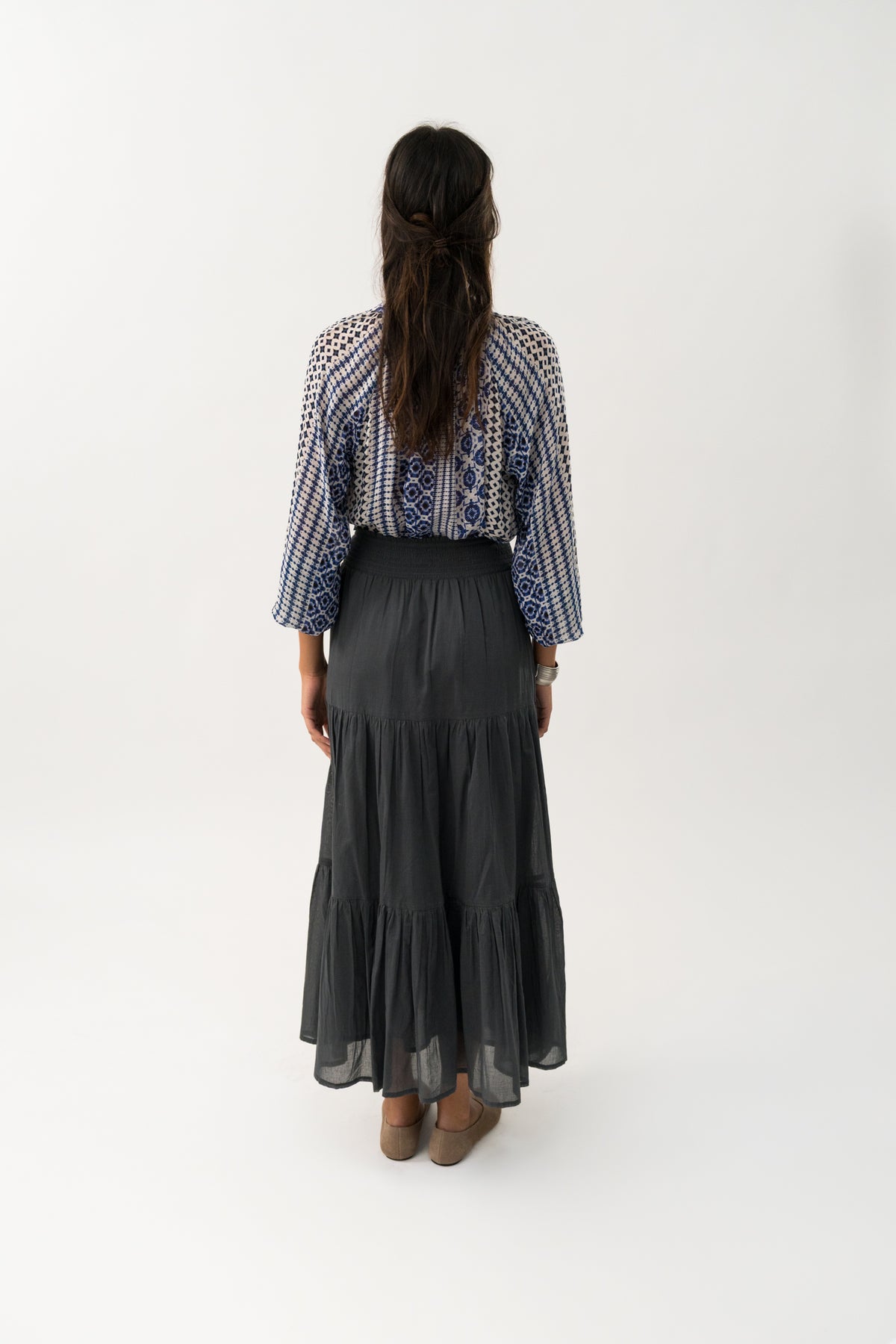 Lollys Laundry DiamondLL Maxi Skirt Skirt 18 Washed Black
