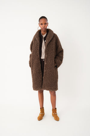 Lollys Laundry DooLL Coat Outerwear 87 Dark Mokka