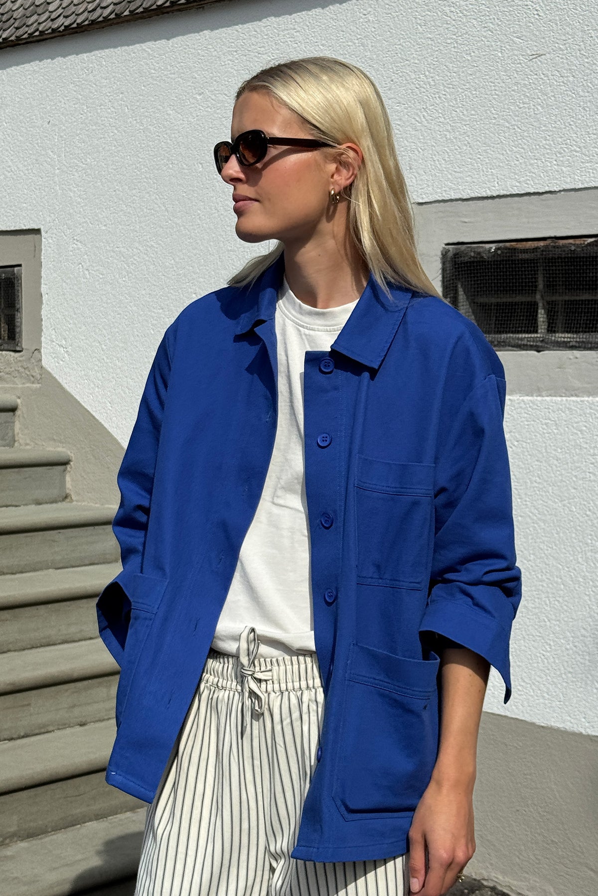 Lollys Laundry EddaLL Jacket Jacket 97 Neon Blue