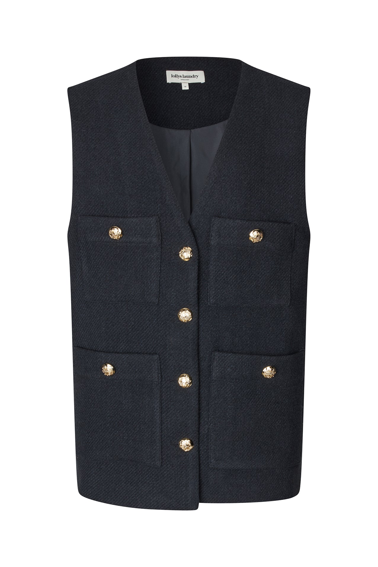 Lollys Laundry Edel Vest Vest 27 Dark Navy