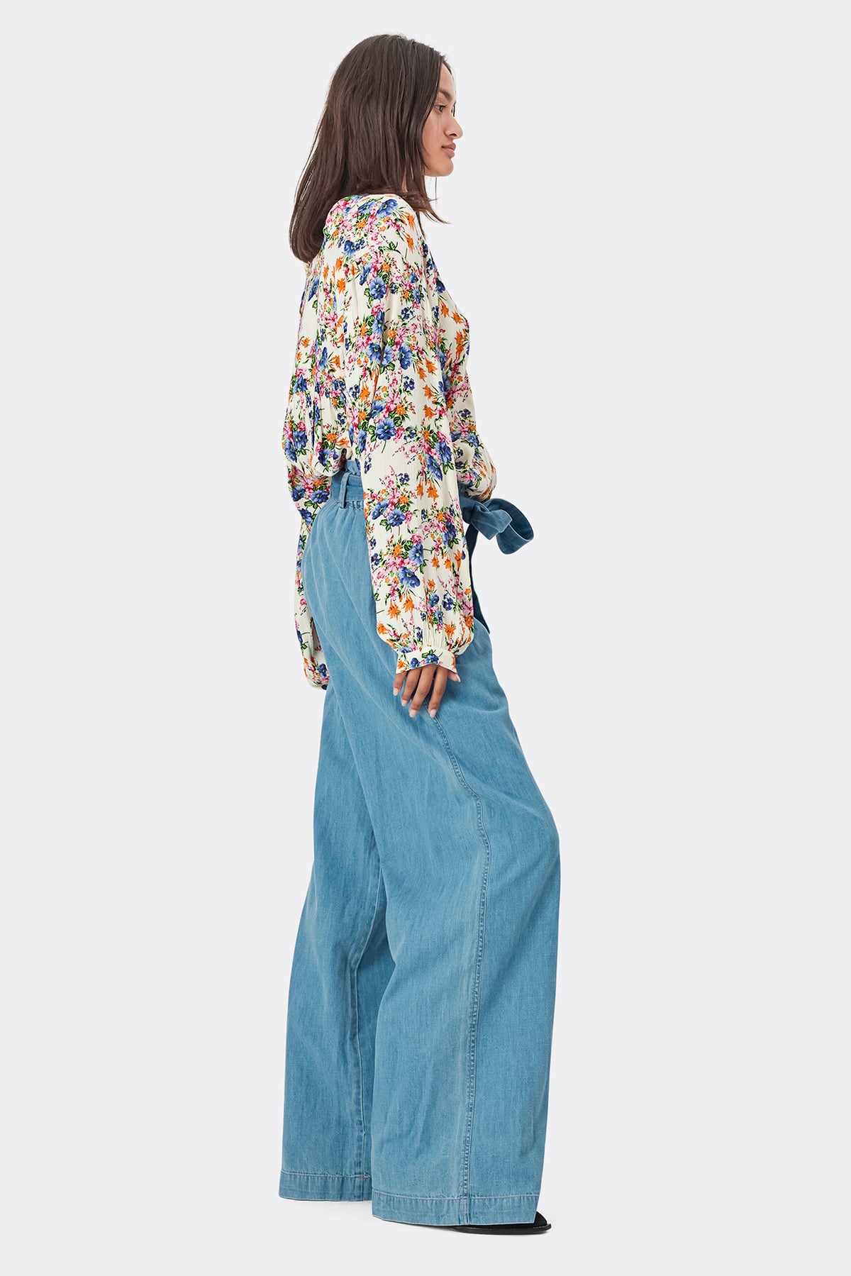 Lollys Laundry ElifLL Shirt LS Shirt 74 Flower Print