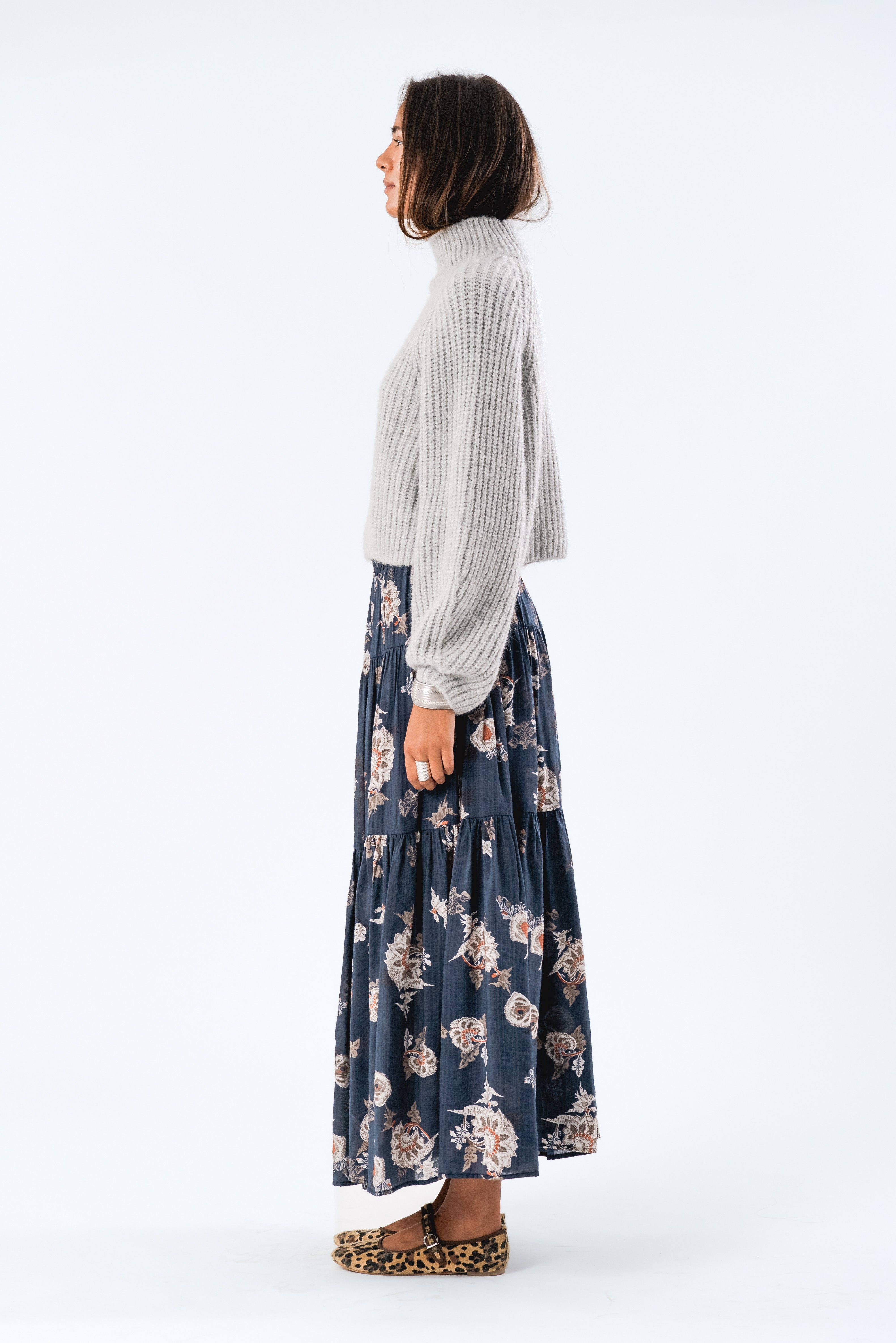 ElioLL Knit Jumper LS - Light Grey Melange