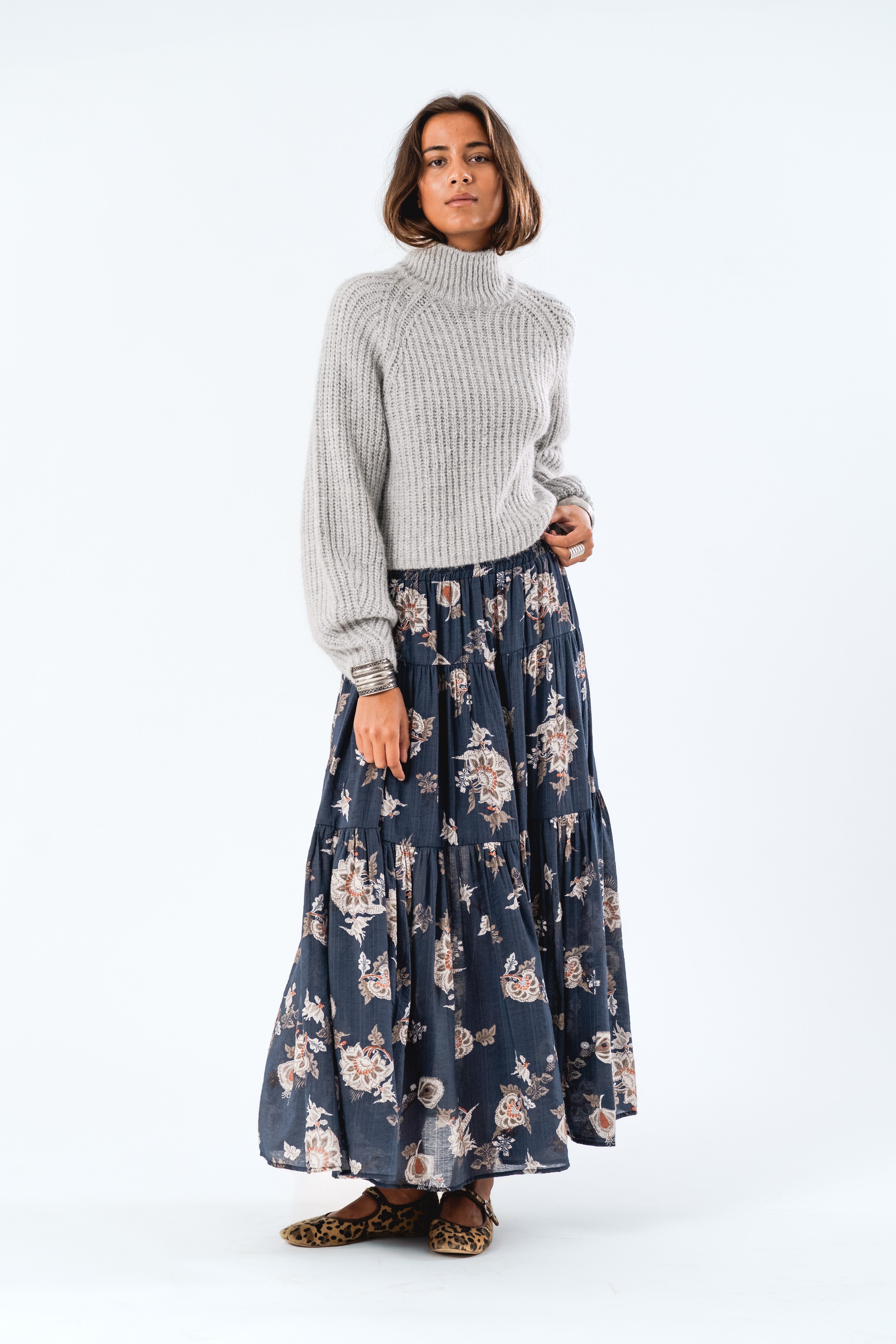 ElioLL Knit Jumper LS - Light Grey Melange