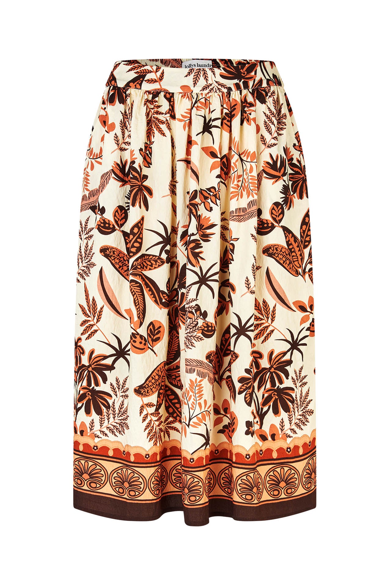 Lollys Laundry EllaLL Midi Skirt Skirt 02 Creme