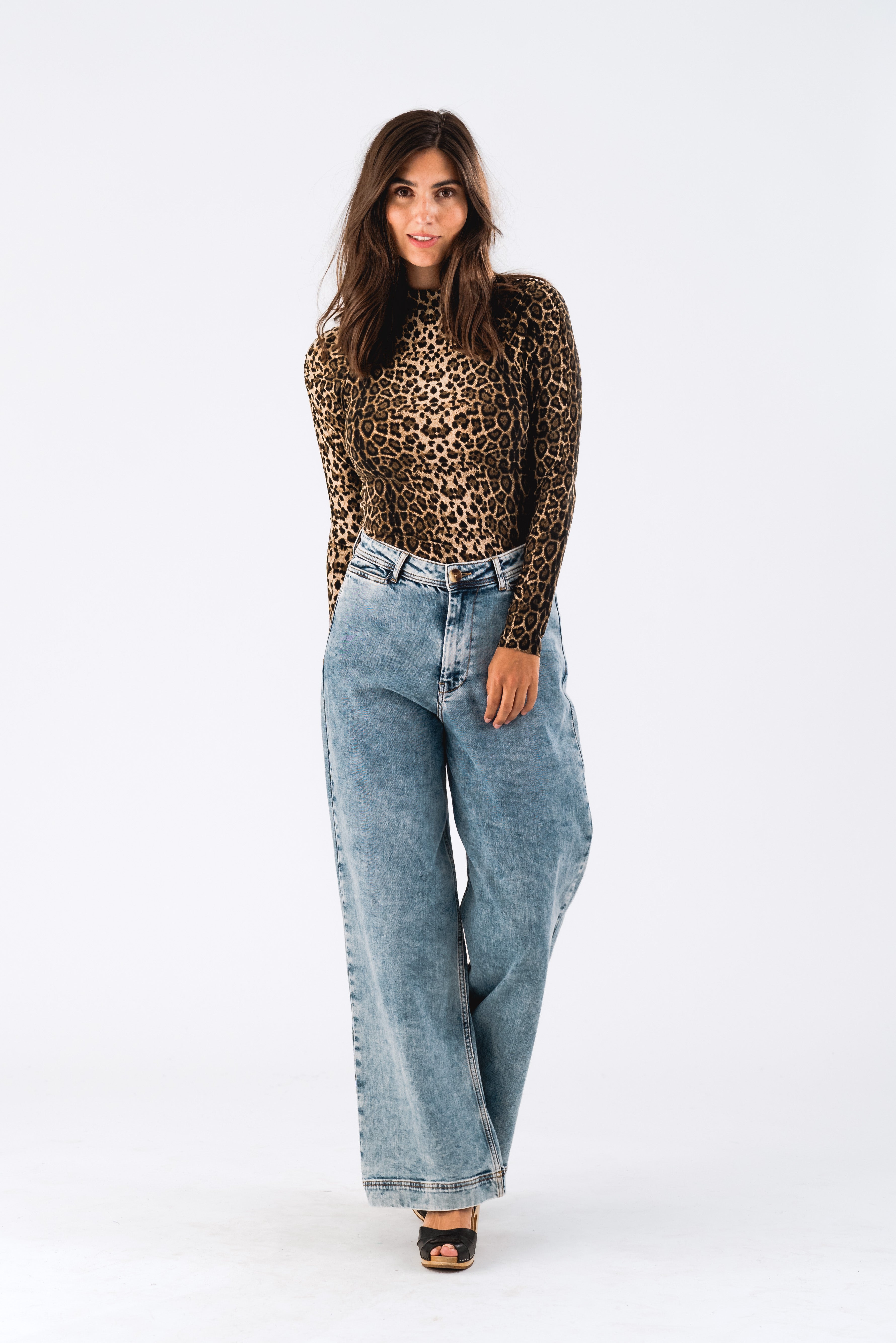 Ellen Blouse - Leopard Print