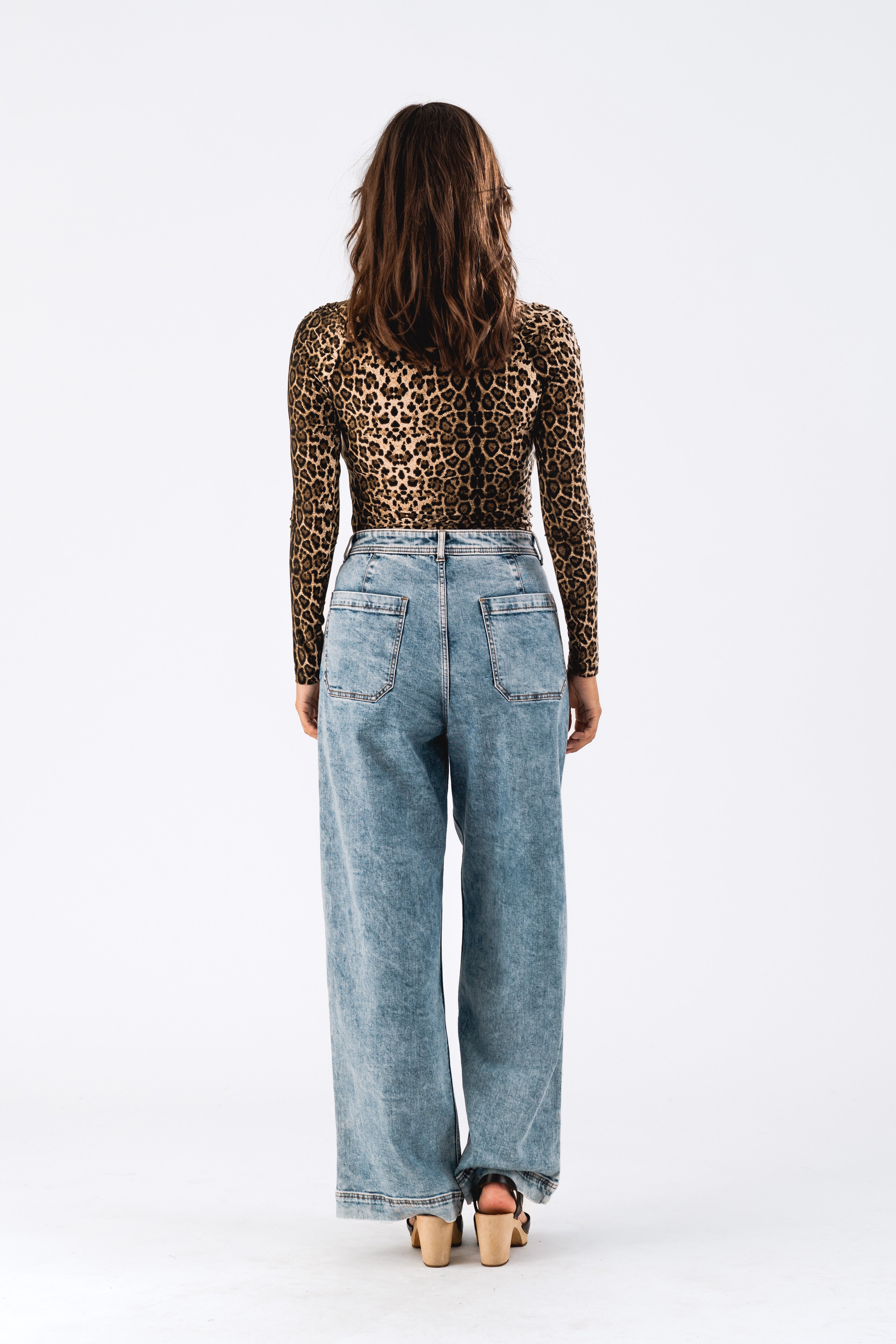 Ellen Blouse - Leopard Print