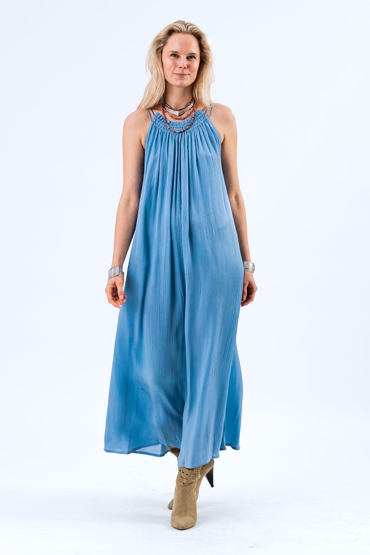 Lollys Laundry EmmelineLL Maxi Dress Dress 20 Blue