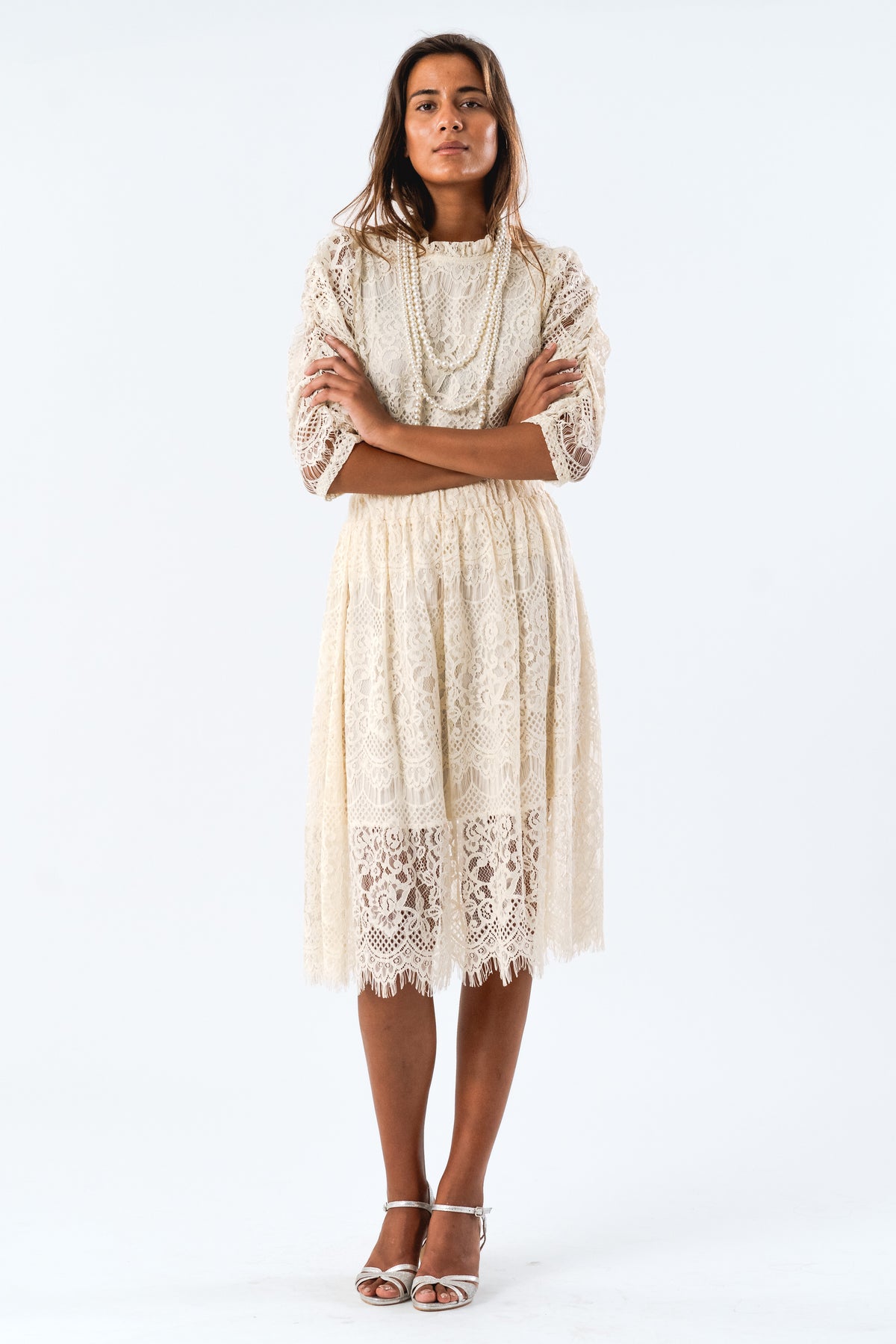 Lollys Laundry EverLL Short Skirt Skirt 02 Creme
