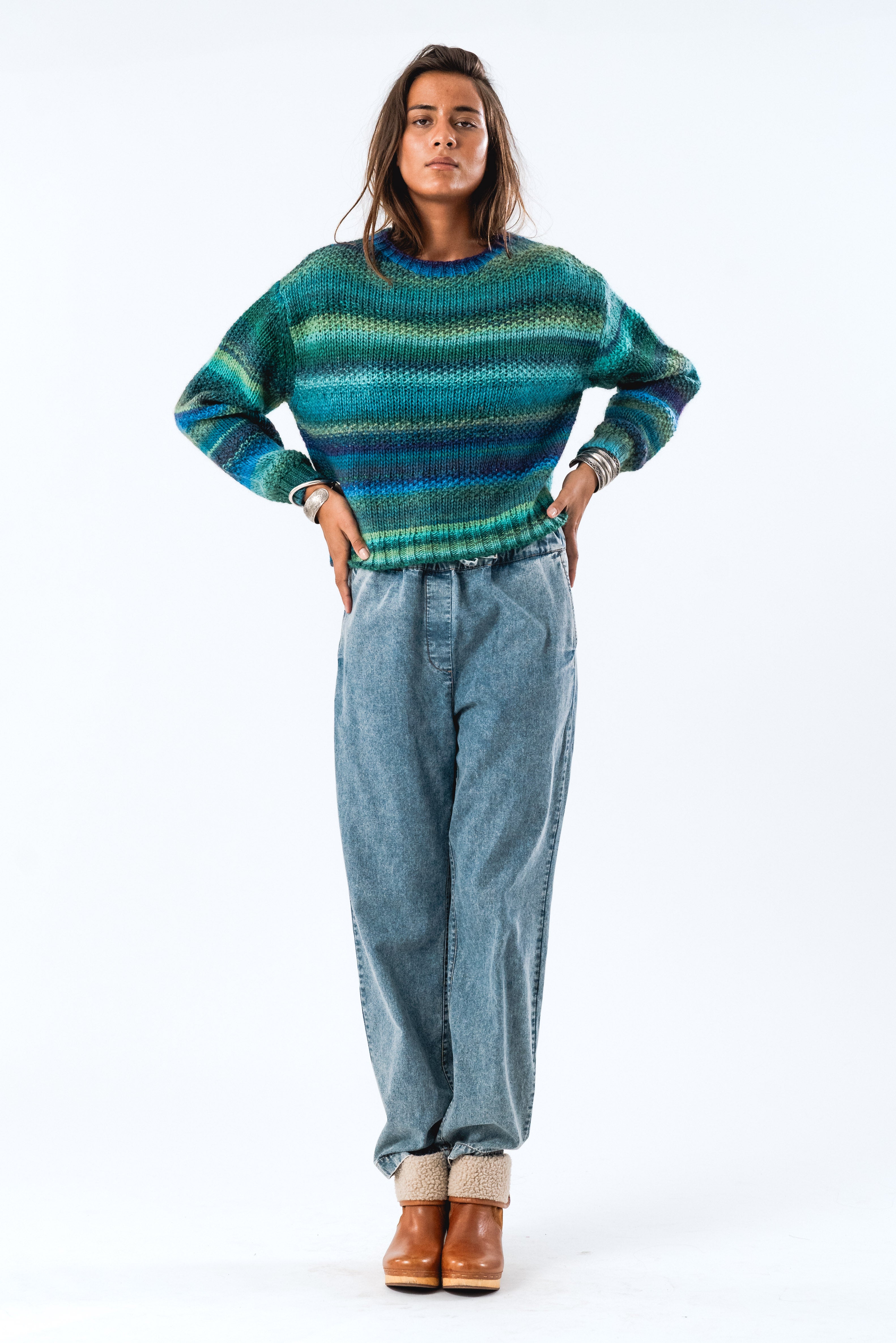 Lollys Laundry FairhavenLL Jumper LS Jumper 42 Dark Green