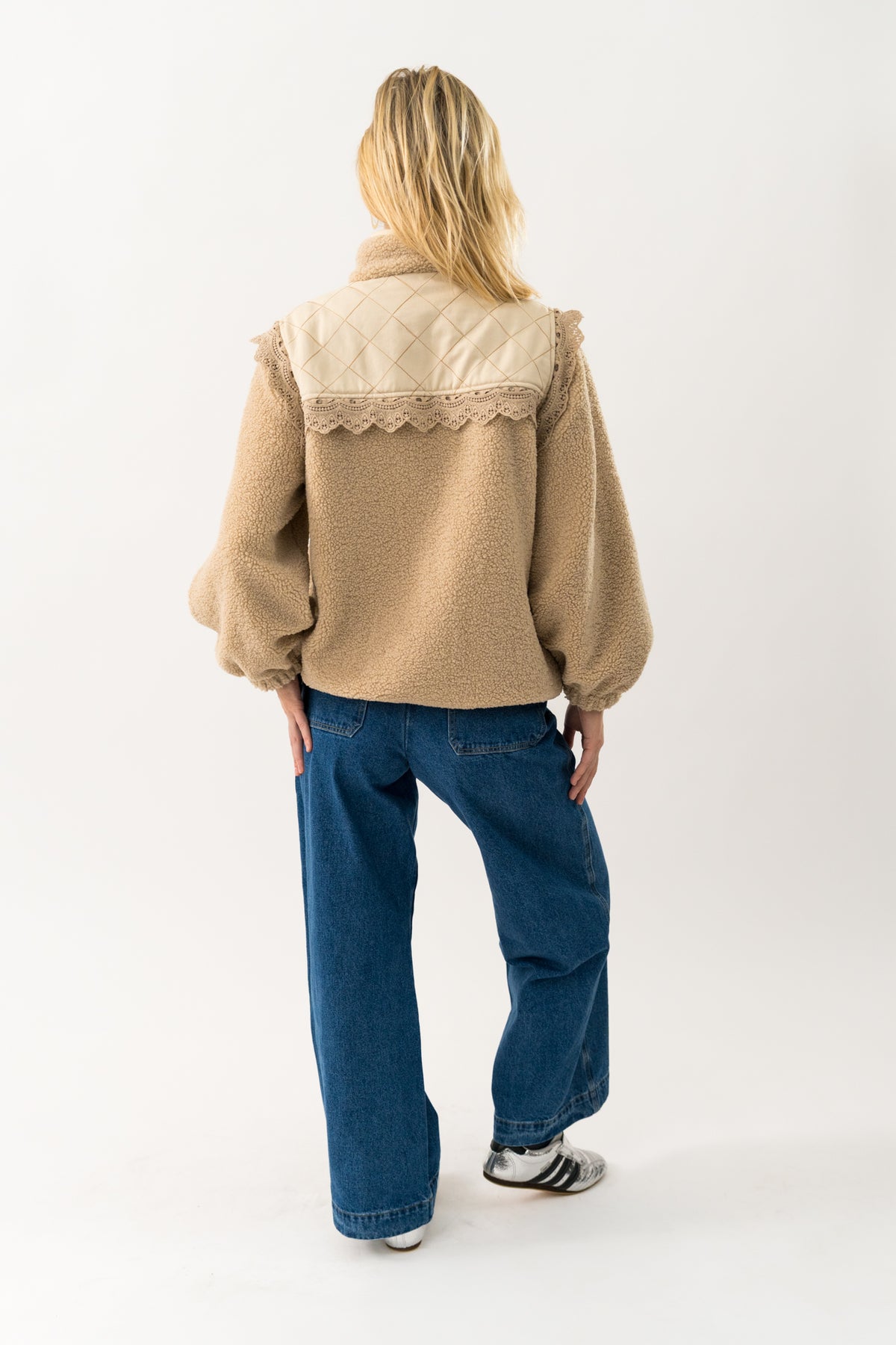 Lollys Laundry FalLL Teddy Jacket Outerwear 02 02 Creme
