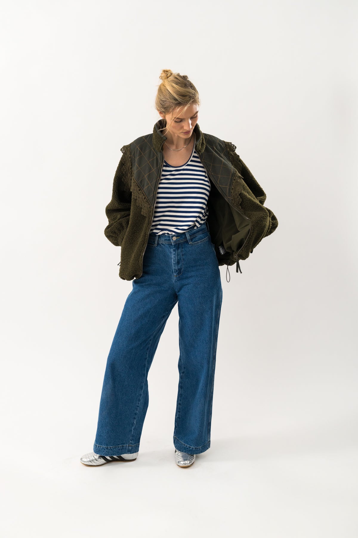 Lollys Laundry FalLL Teddy Jacket Outerwear 42 Dark Green