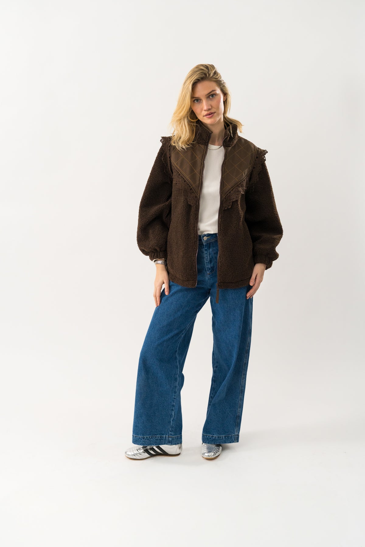 Lollys Laundry FalLL Teddy Jacket Outerwear 87 Dark Mokka